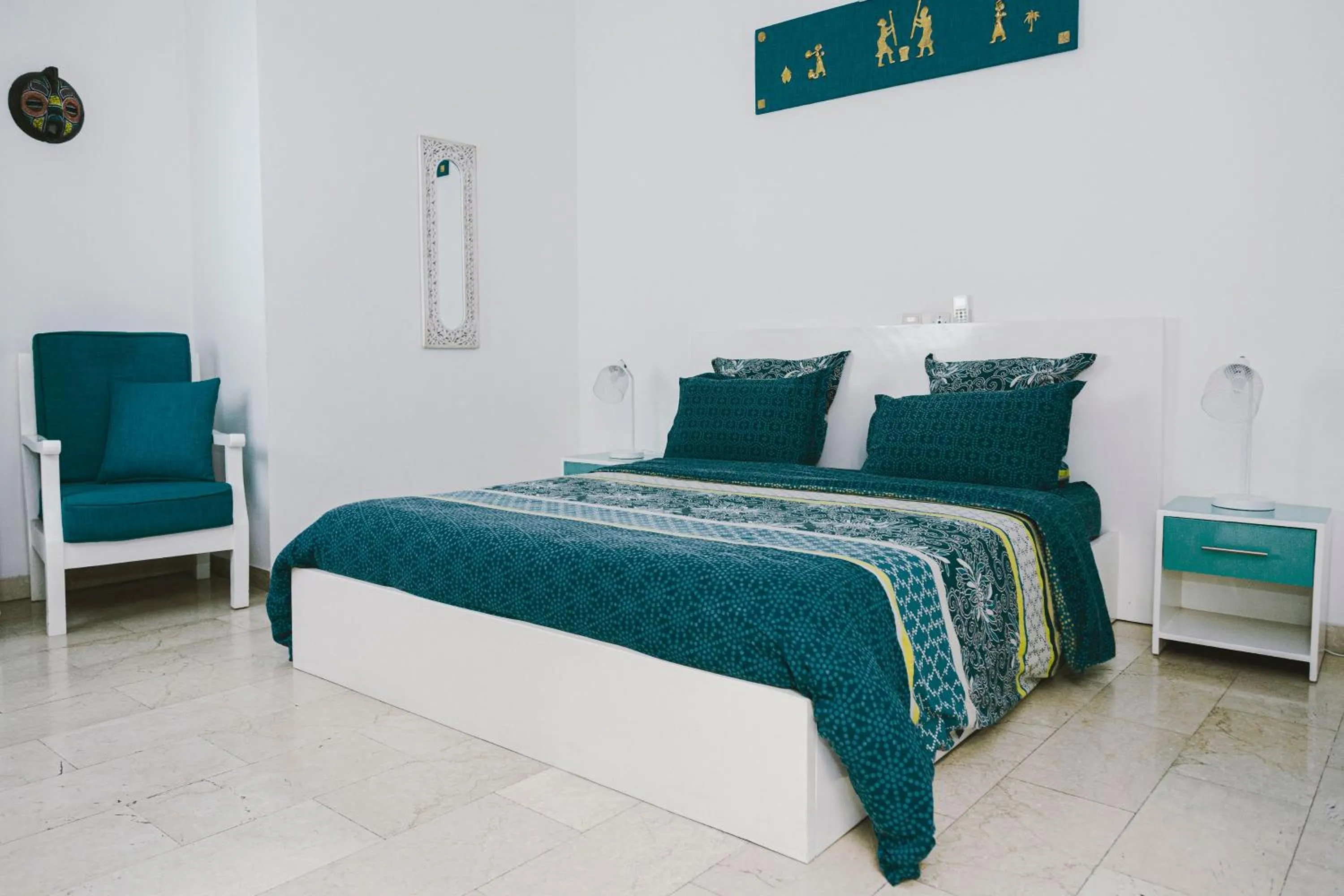 Bedroom, Bed in Villa Jaddis