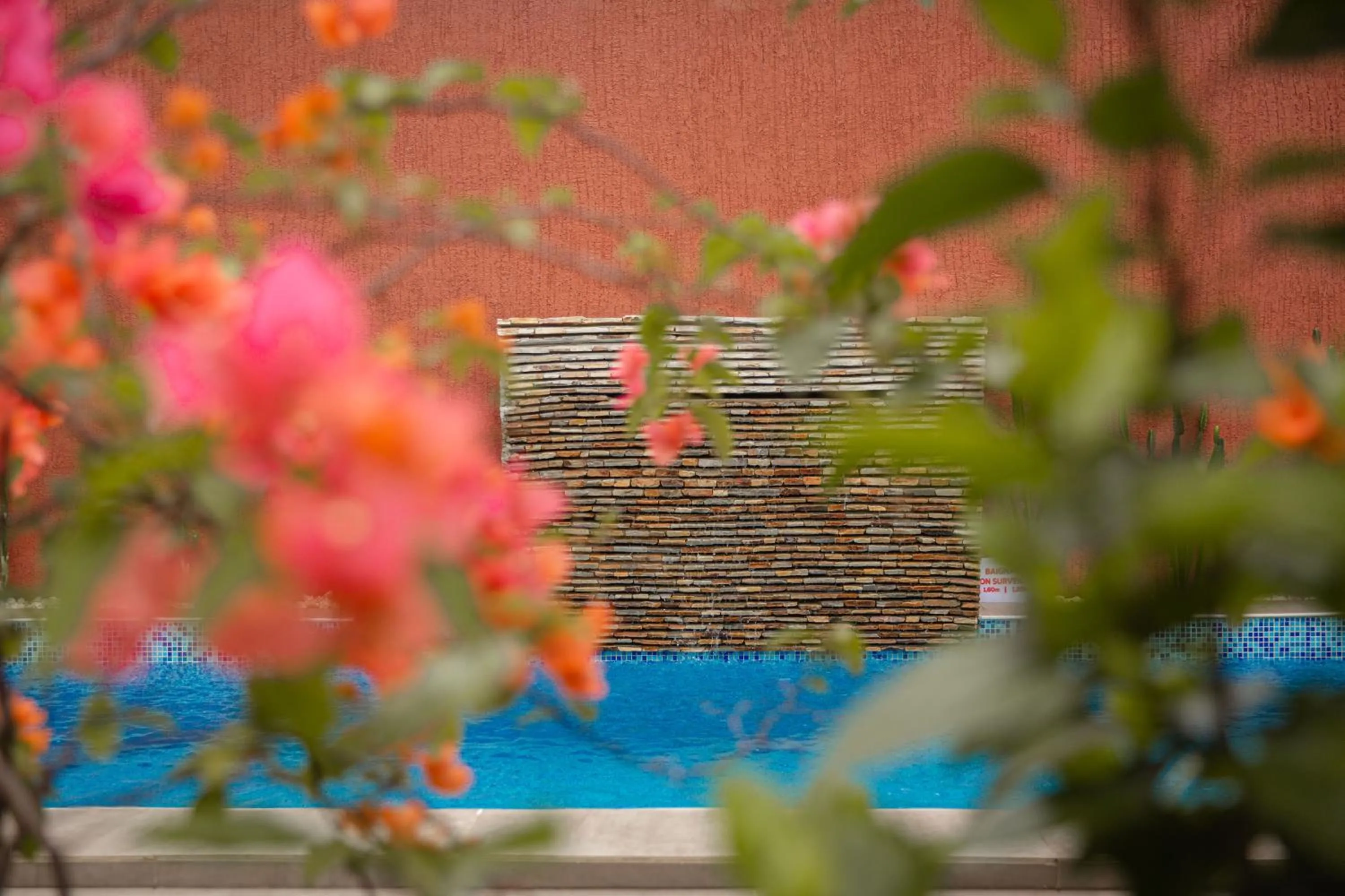 Pool view in Villa Jaddis