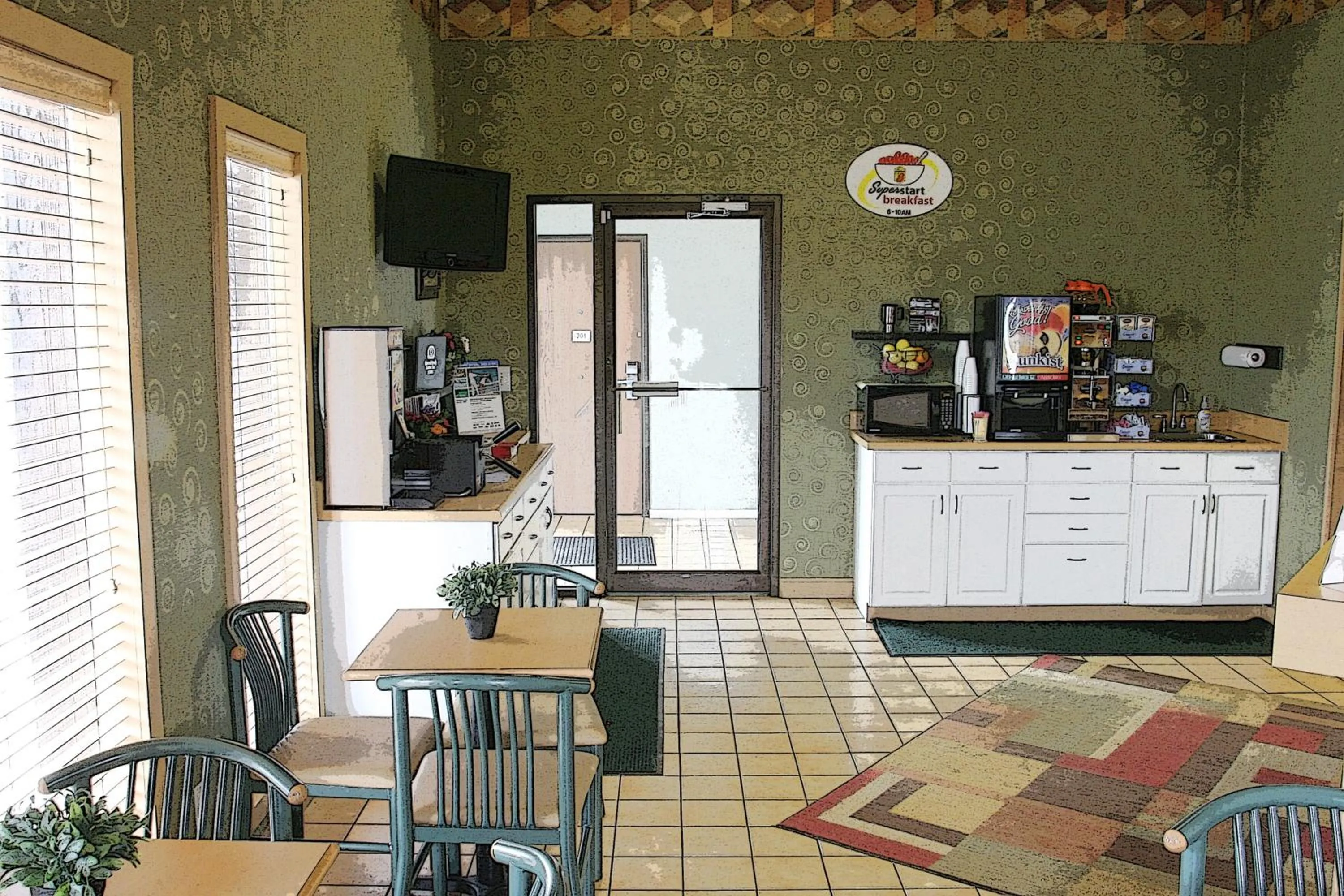 Restaurant/places to eat in Super 8 by Wyndham Mount Vernon, IL