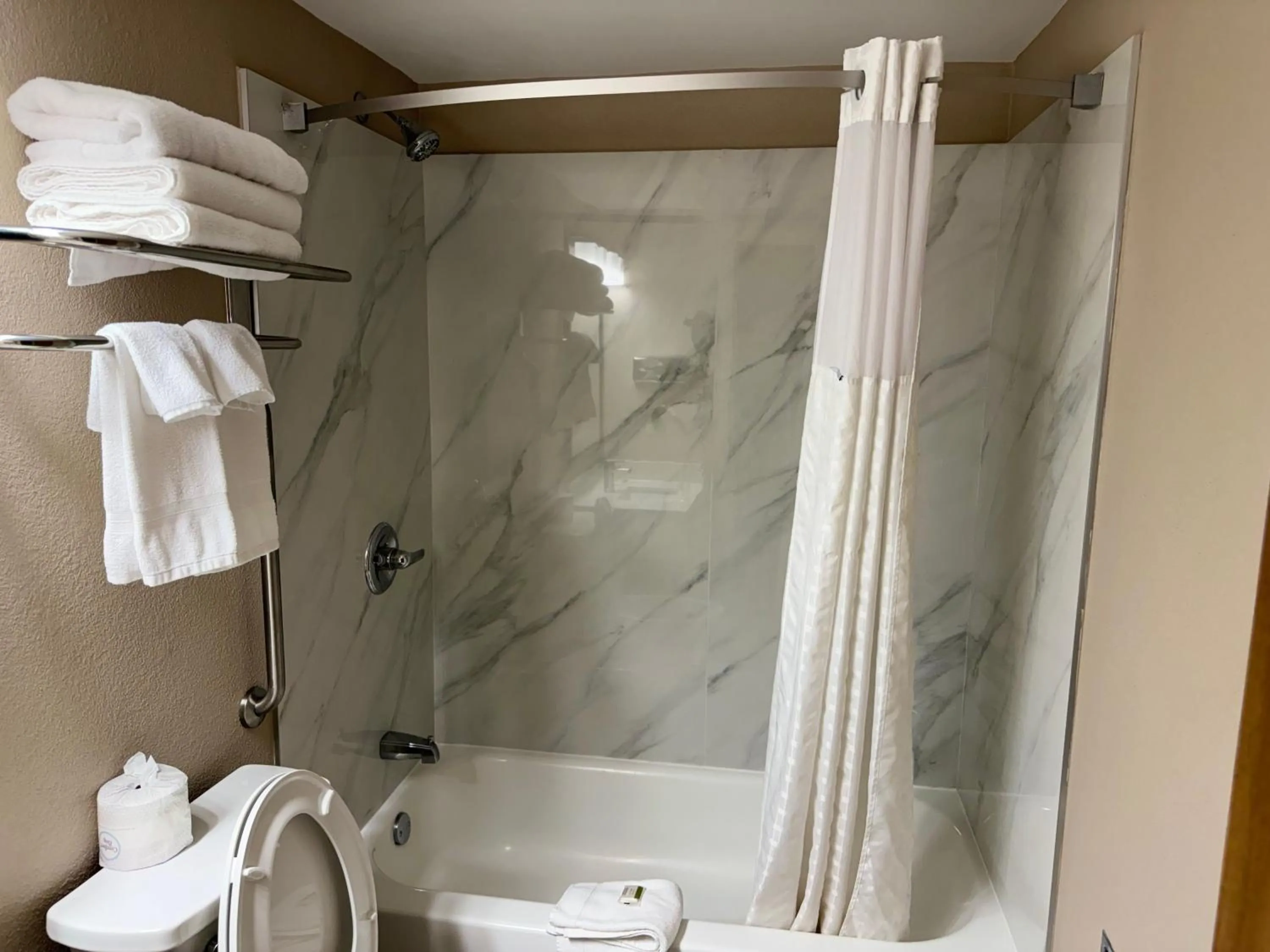 Shower in Super 8 by Wyndham Mount Vernon, IL