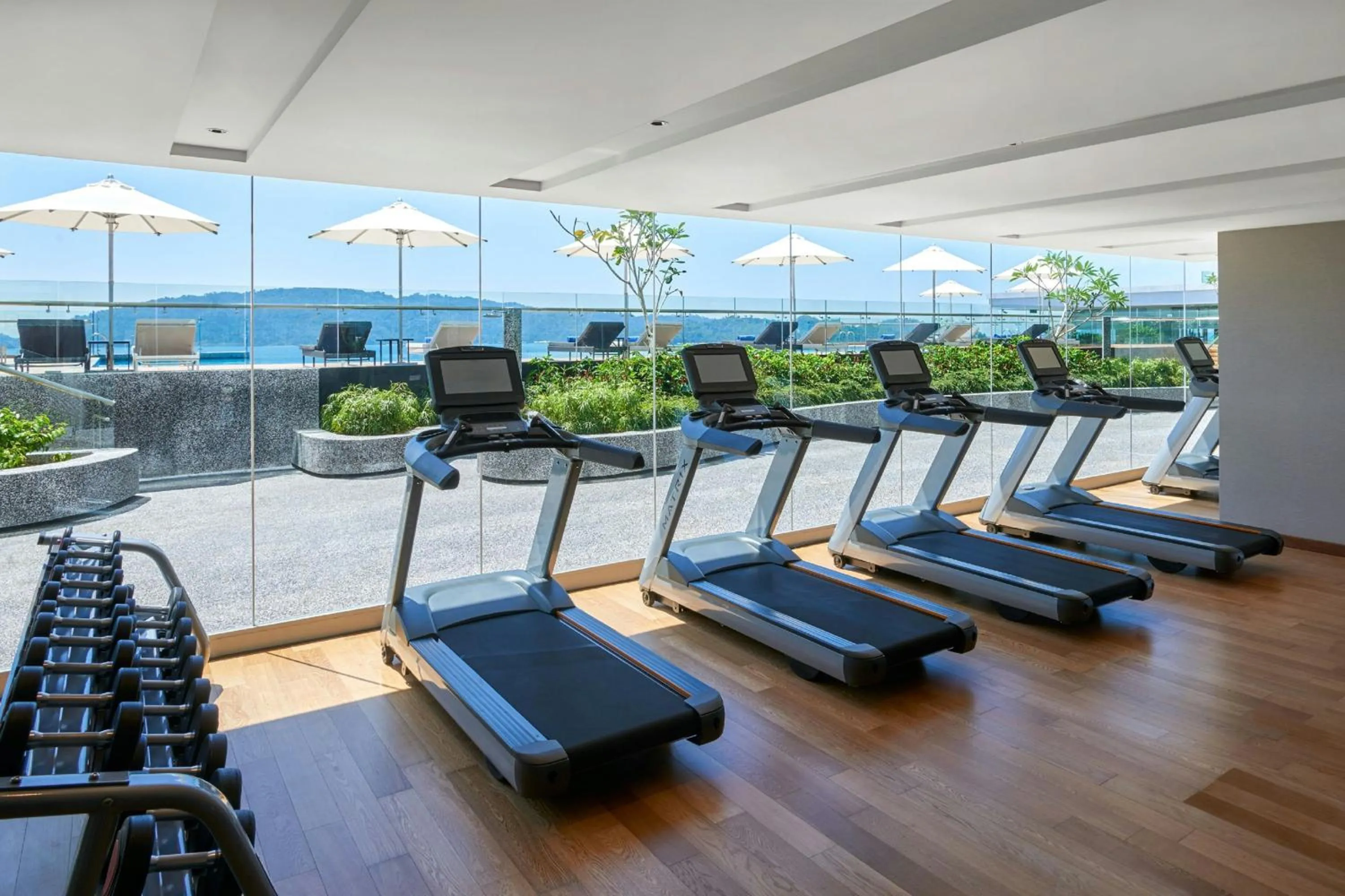 Fitness centre/facilities in Kota Kinabalu Marriott Hotel