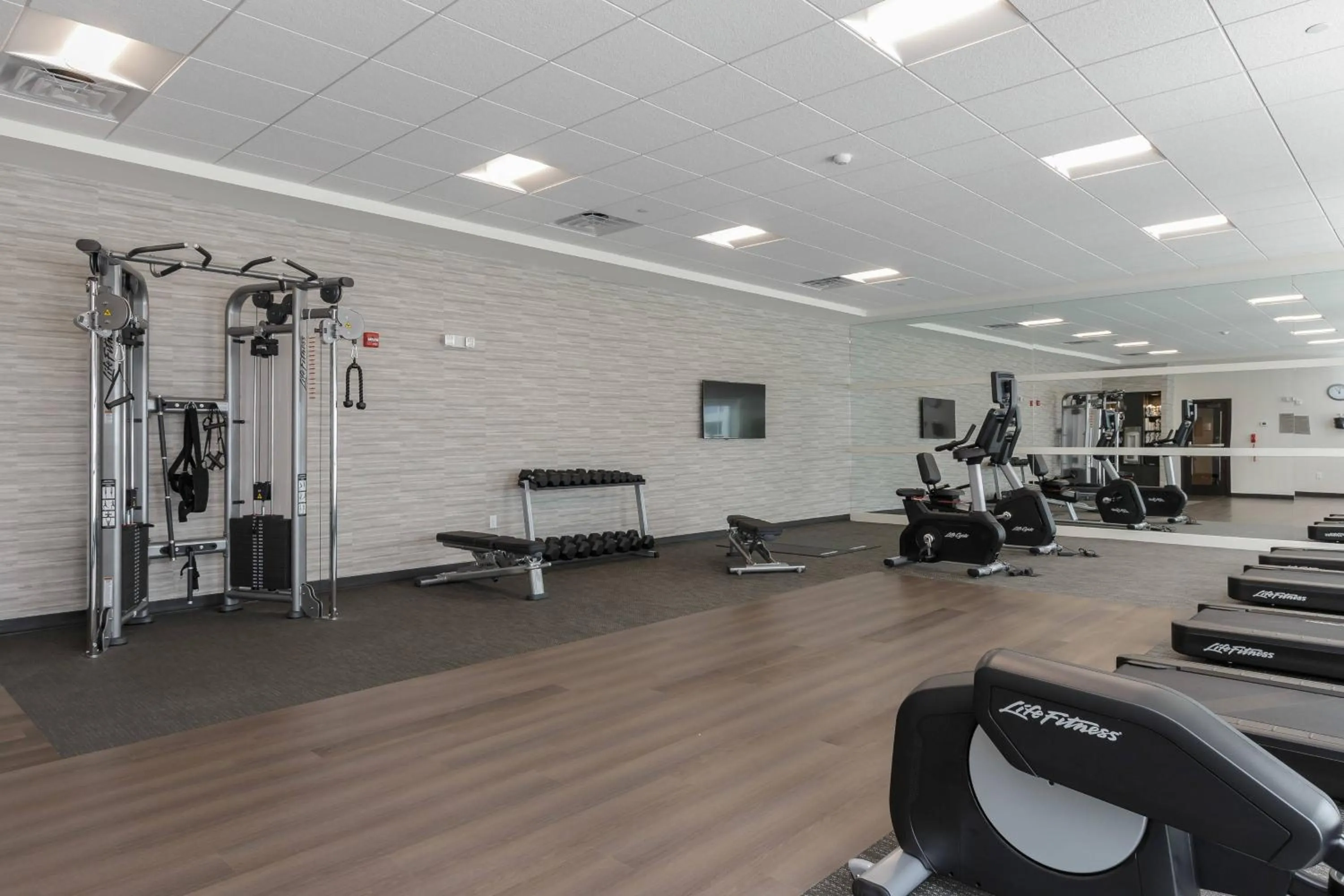 Fitness centre/facilities in Courtyard by Marriott South Bend Downtown