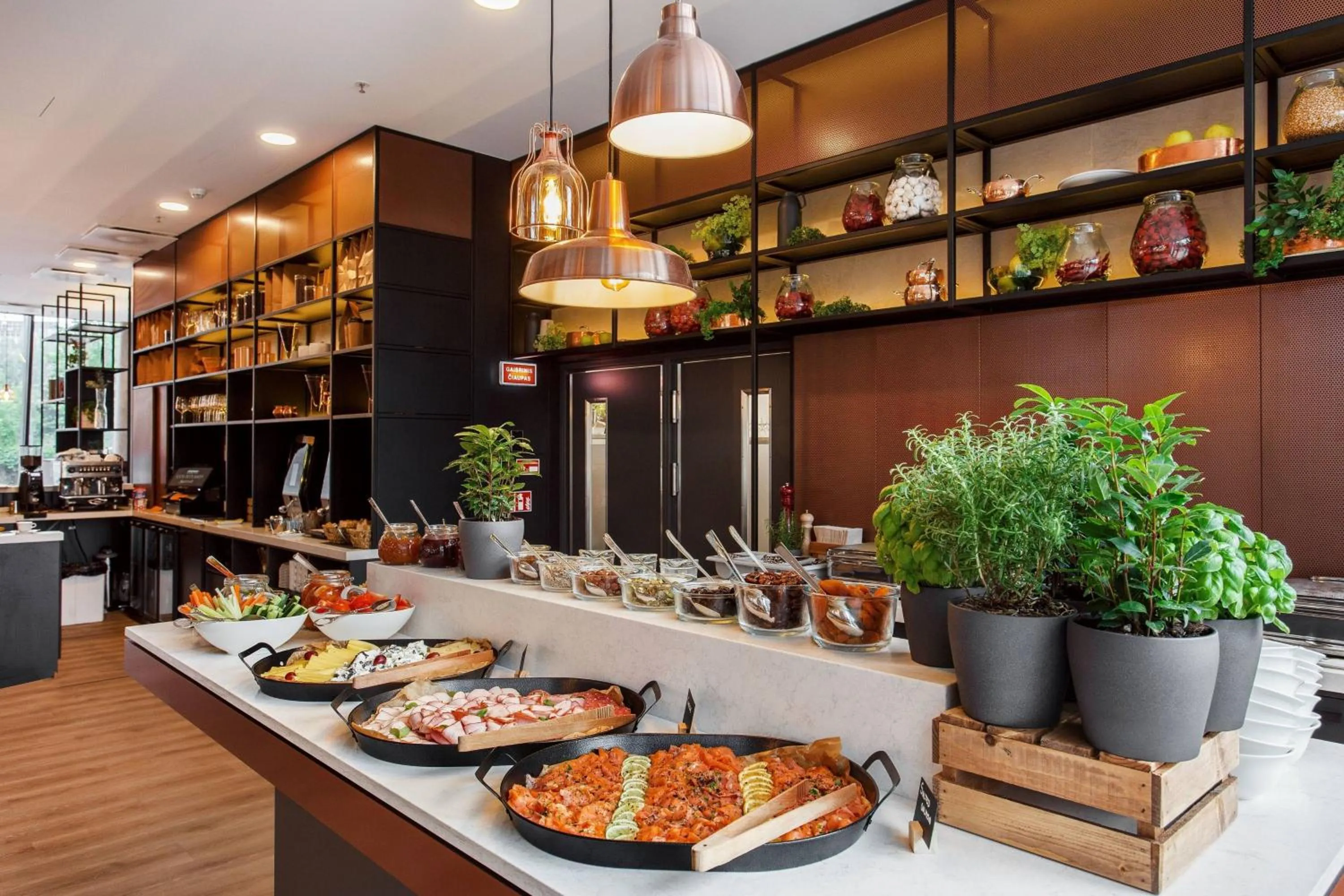 Breakfast in Courtyard by Marriott Vilnius City Center