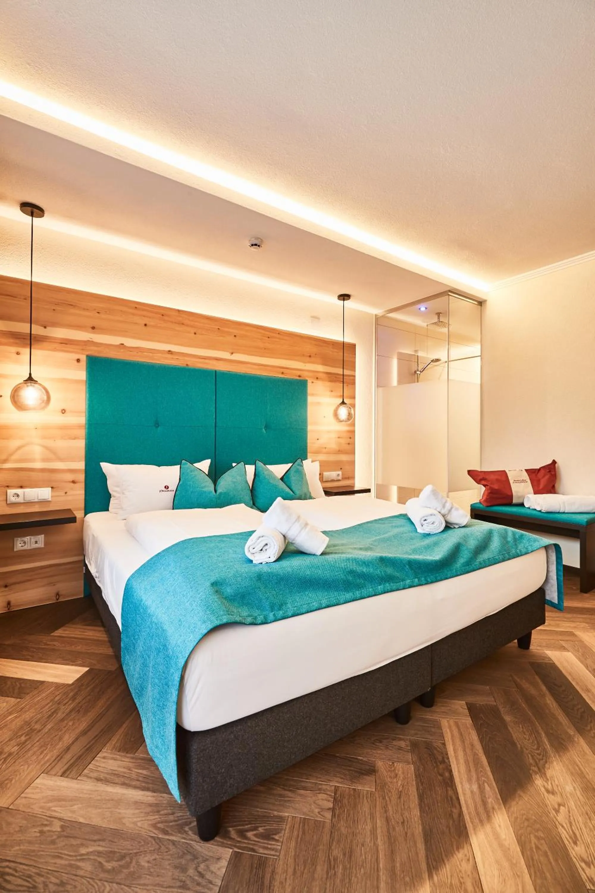 Bed in Ferienhotel Jörglerhof