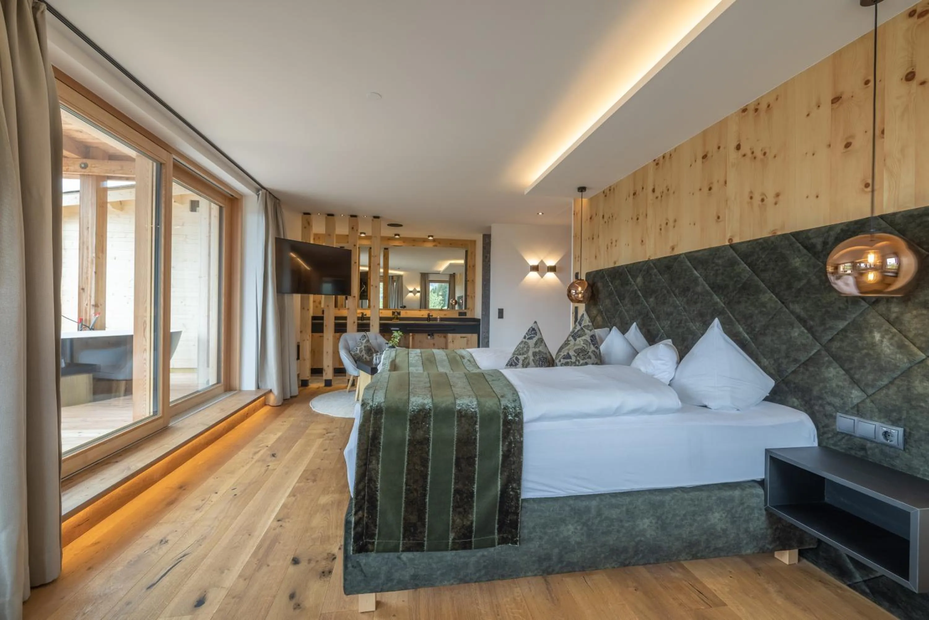 Bed in Ferienhotel Jörglerhof