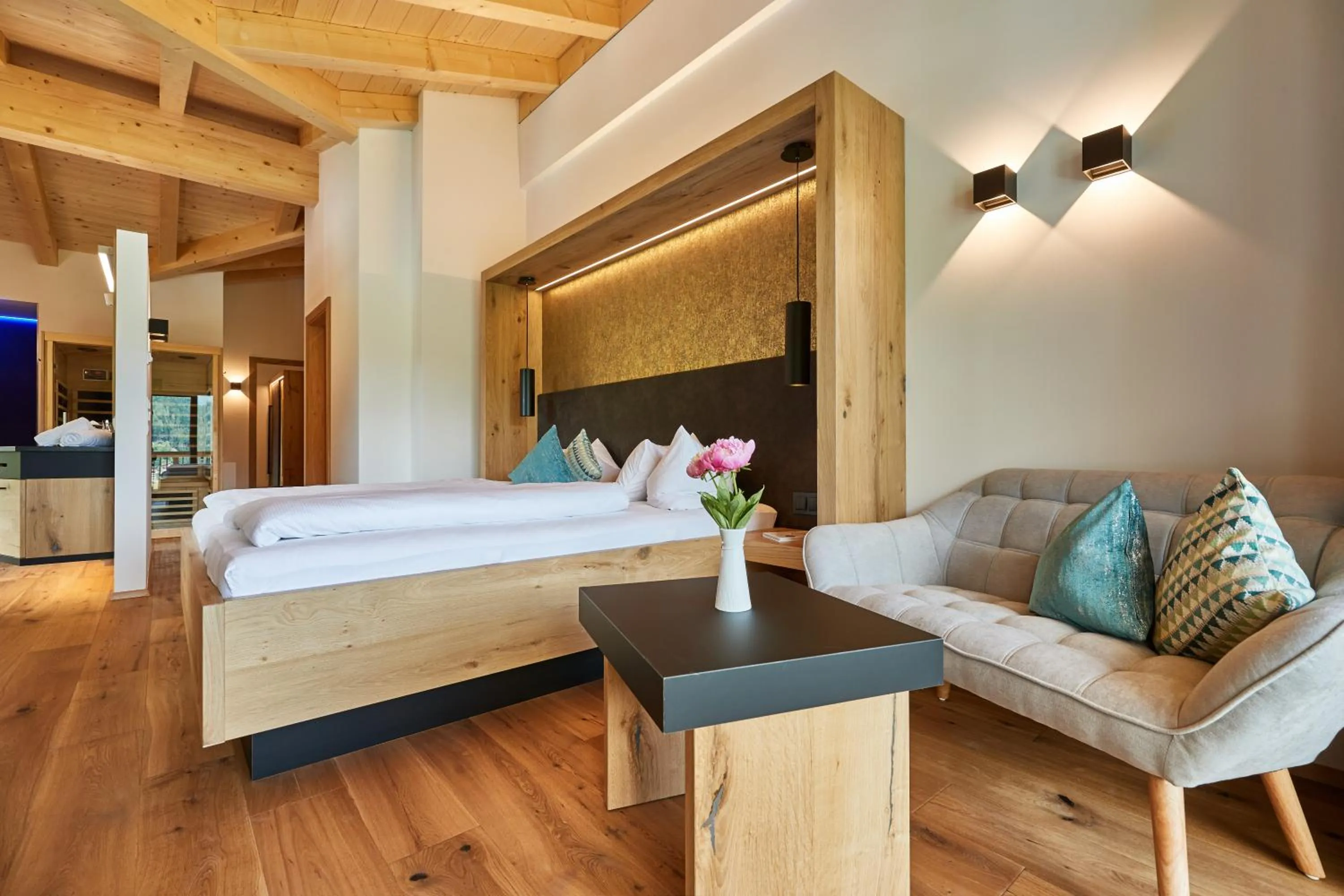 Bed in Ferienhotel Jörglerhof