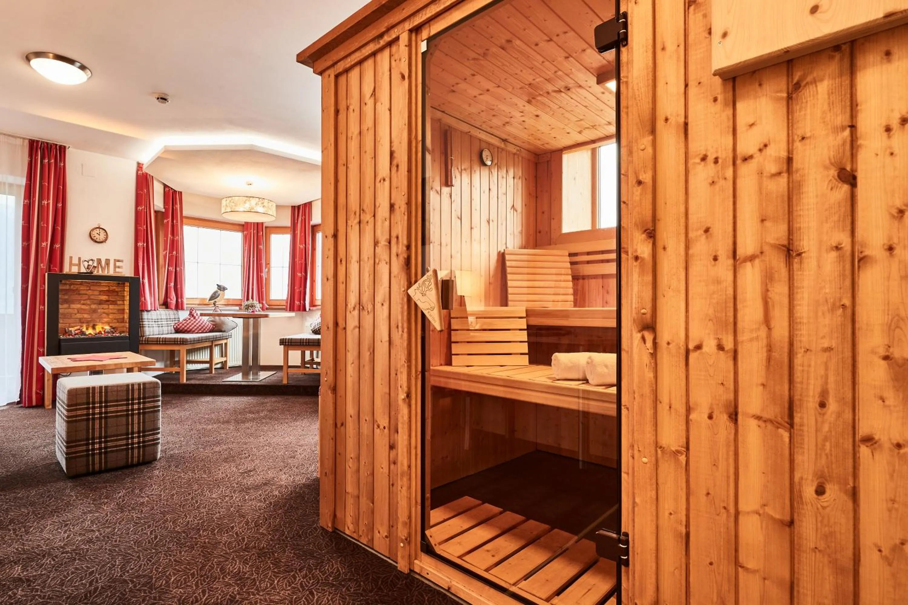 Sauna in Ferienhotel Jörglerhof