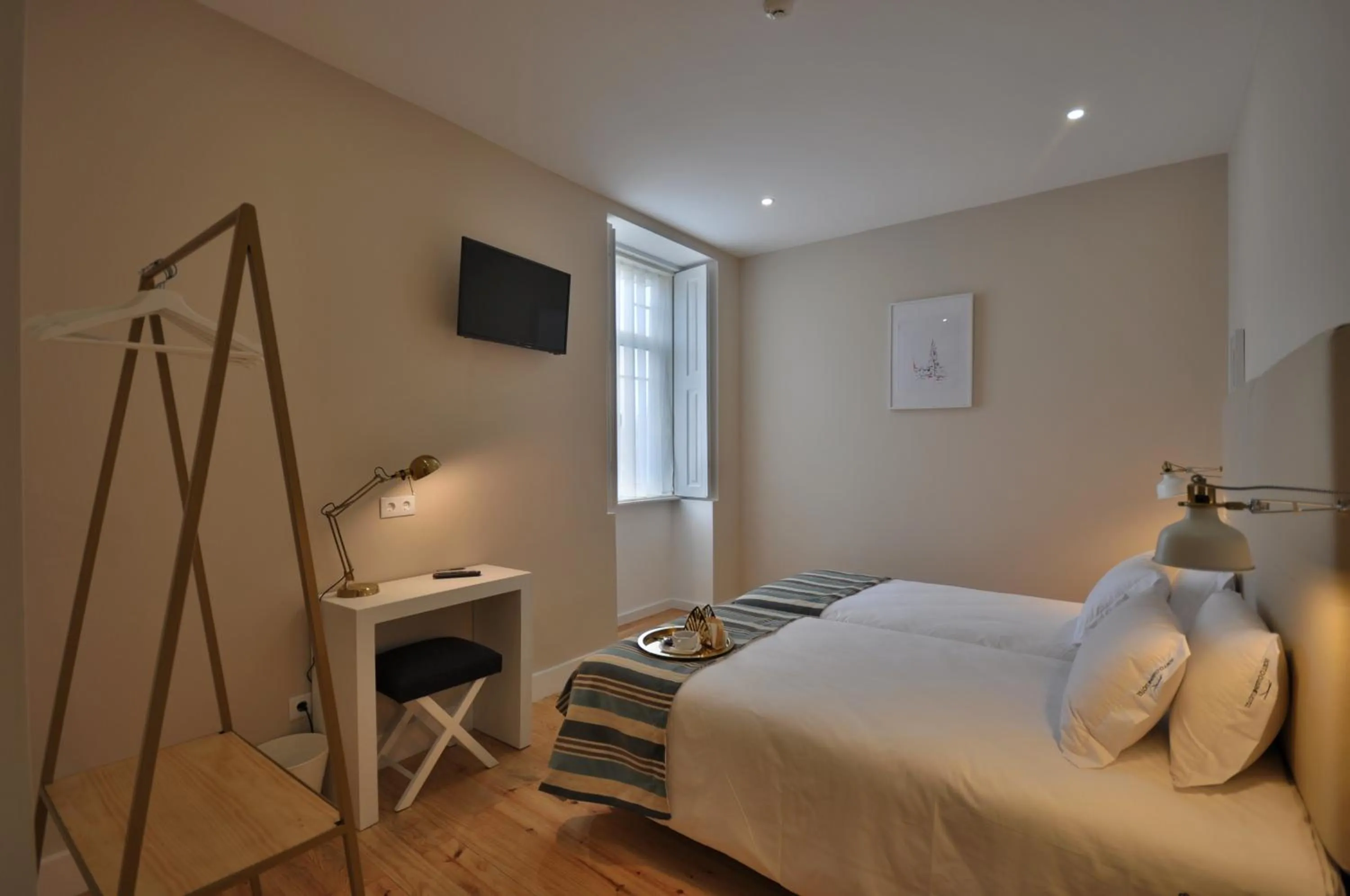 Bedroom, Bed in Porto Charming Hotel