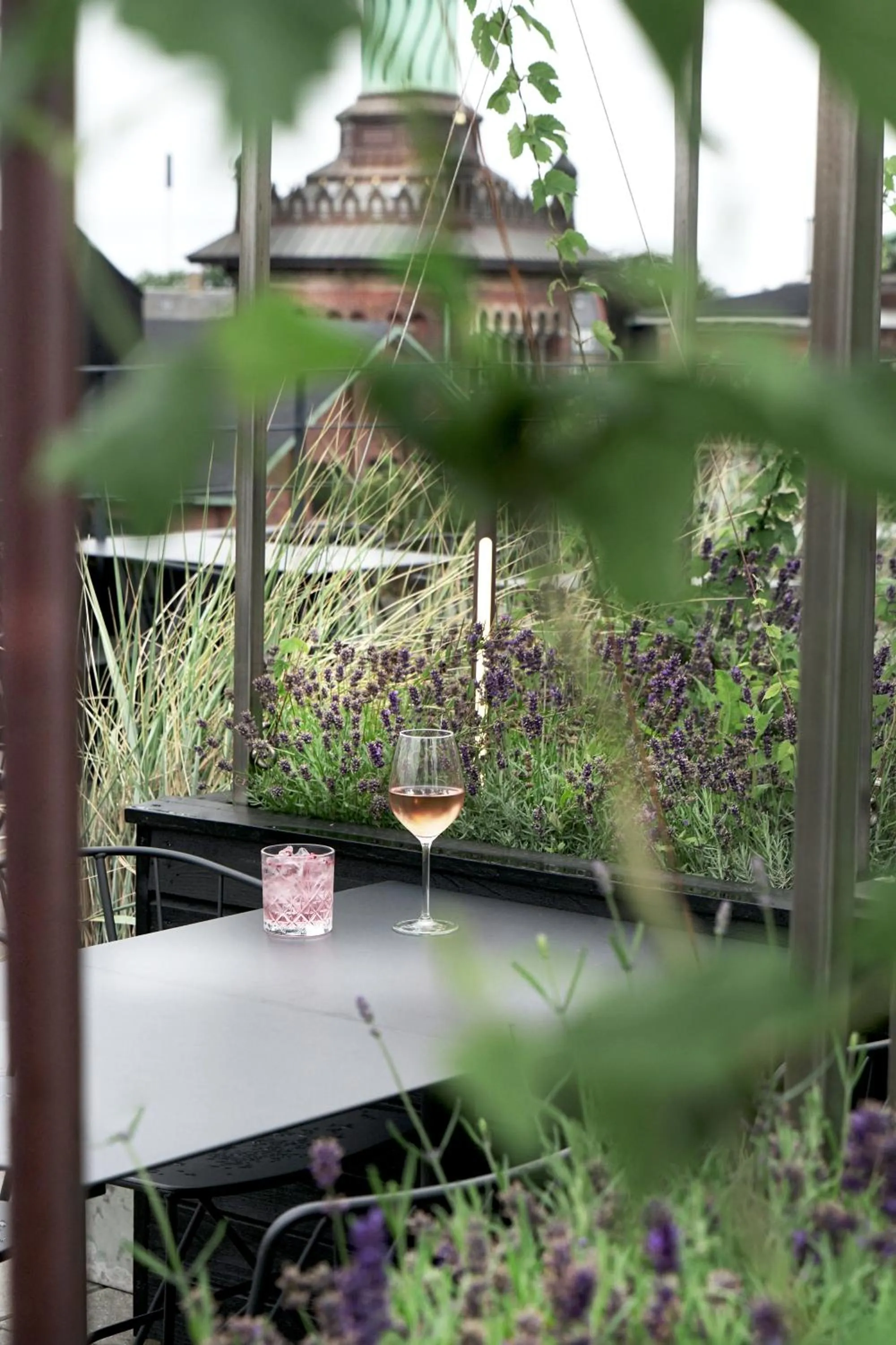 Patio in Hotel Ottilia