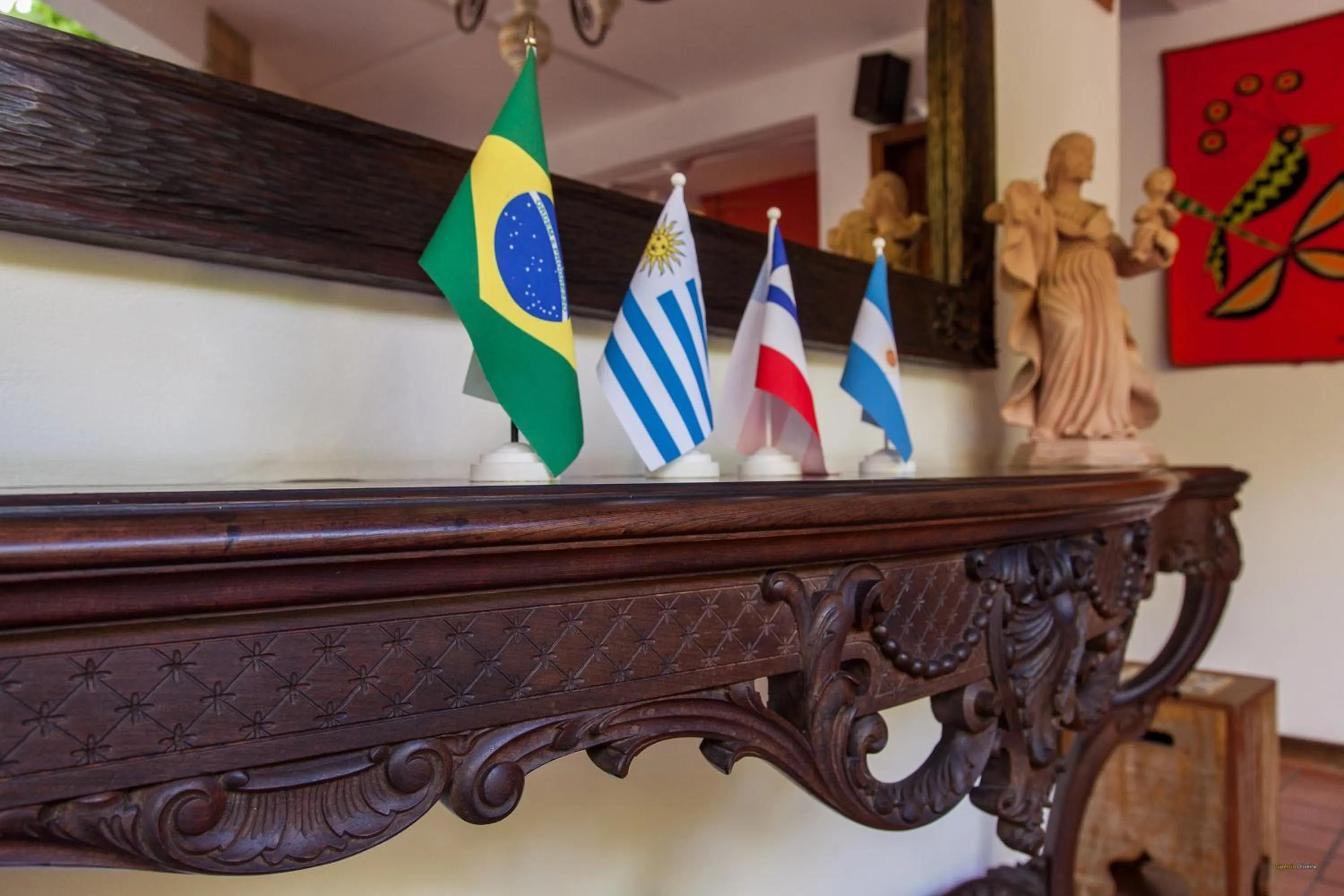 Decorative detail in Pousada Bahia Brasil