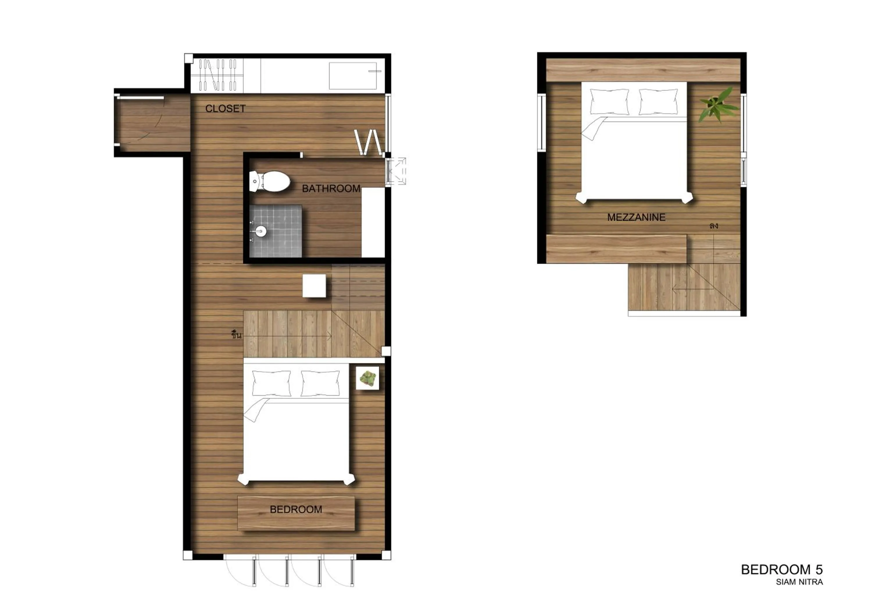 Floor plan in Siam Nitra Boutique Hotel