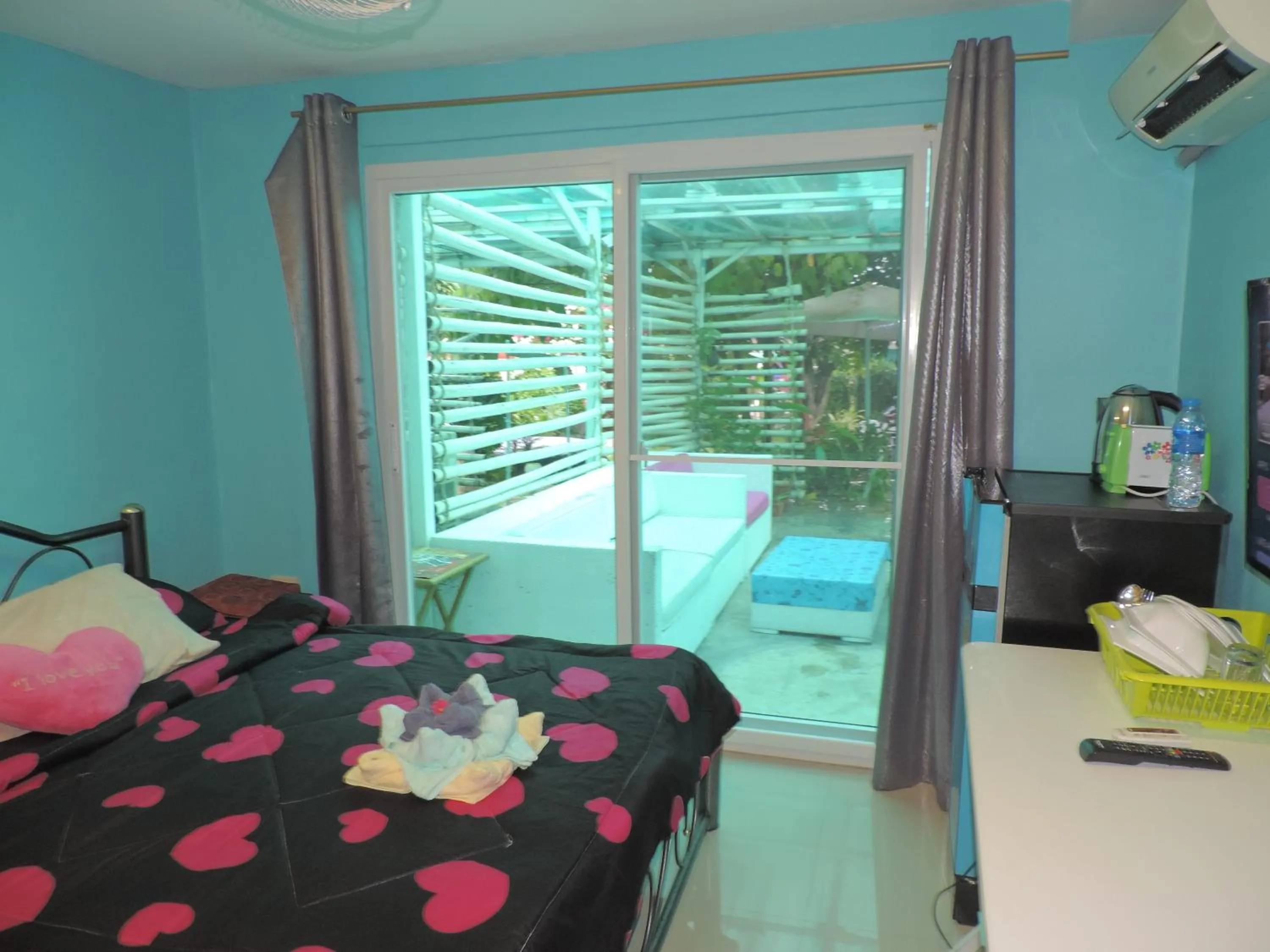 Bed in Blue Paradise Residence