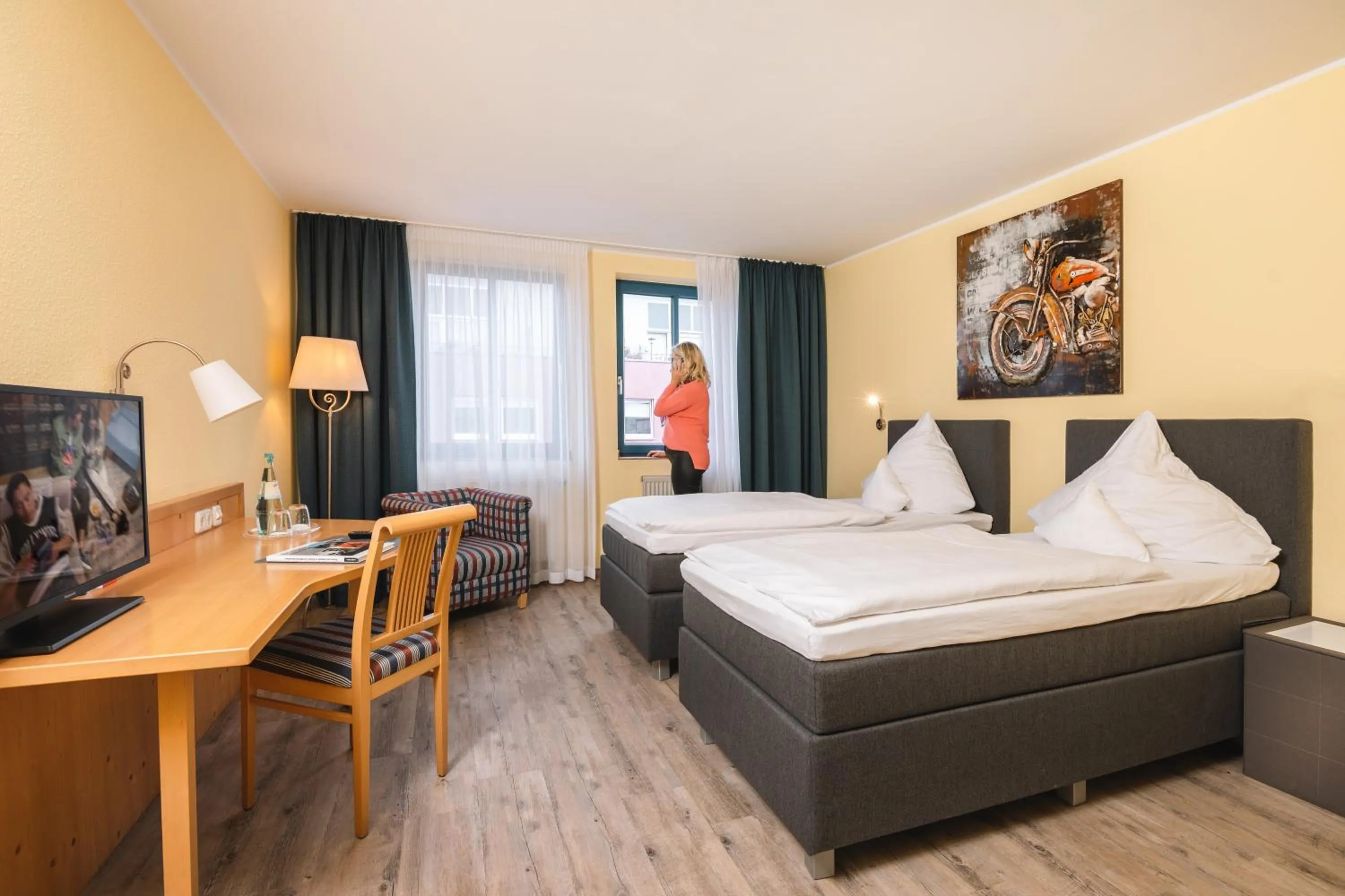 Staff, Bed in Hotel am Park