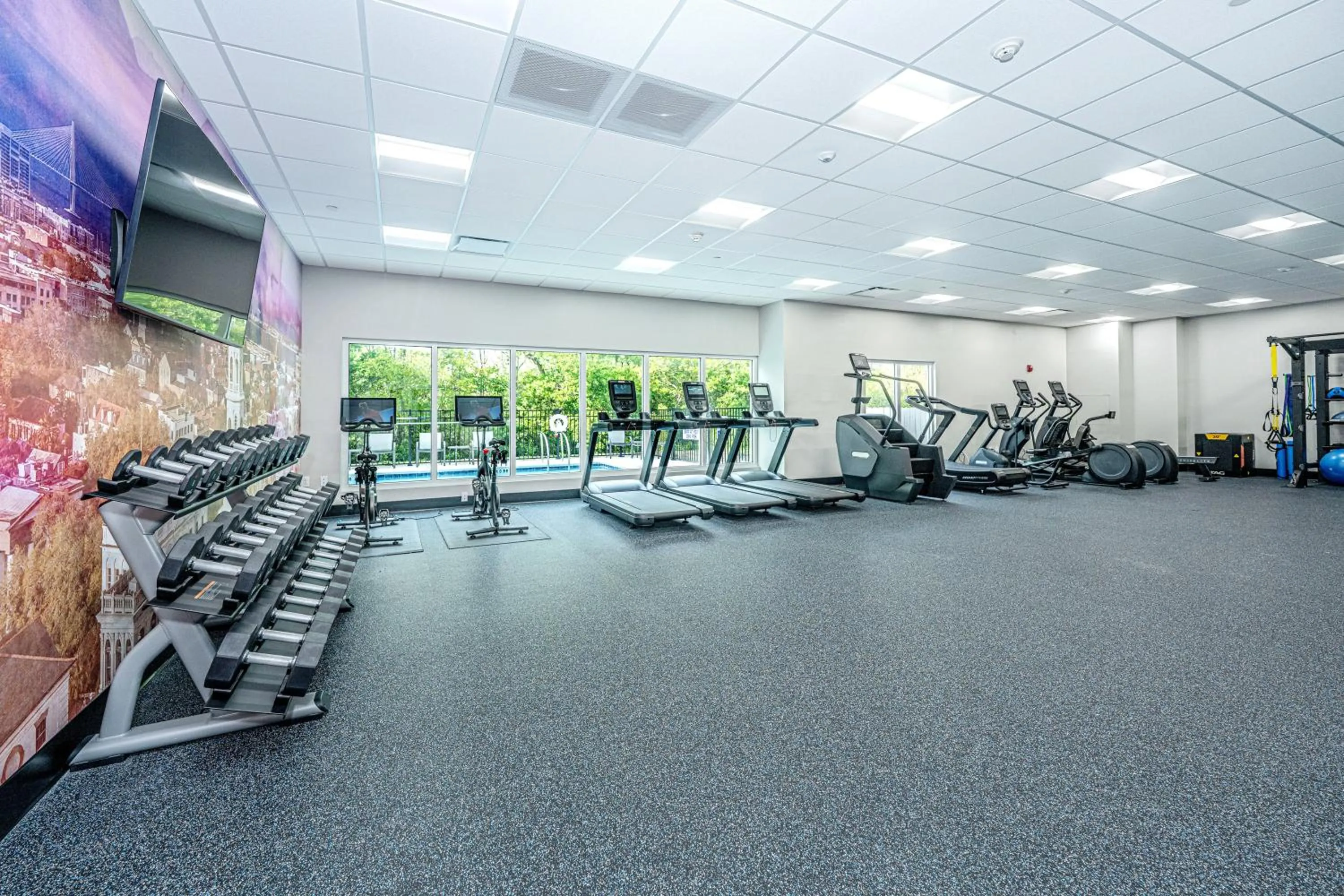 Fitness centre/facilities in Hilton Garden Inn Charleston Airport