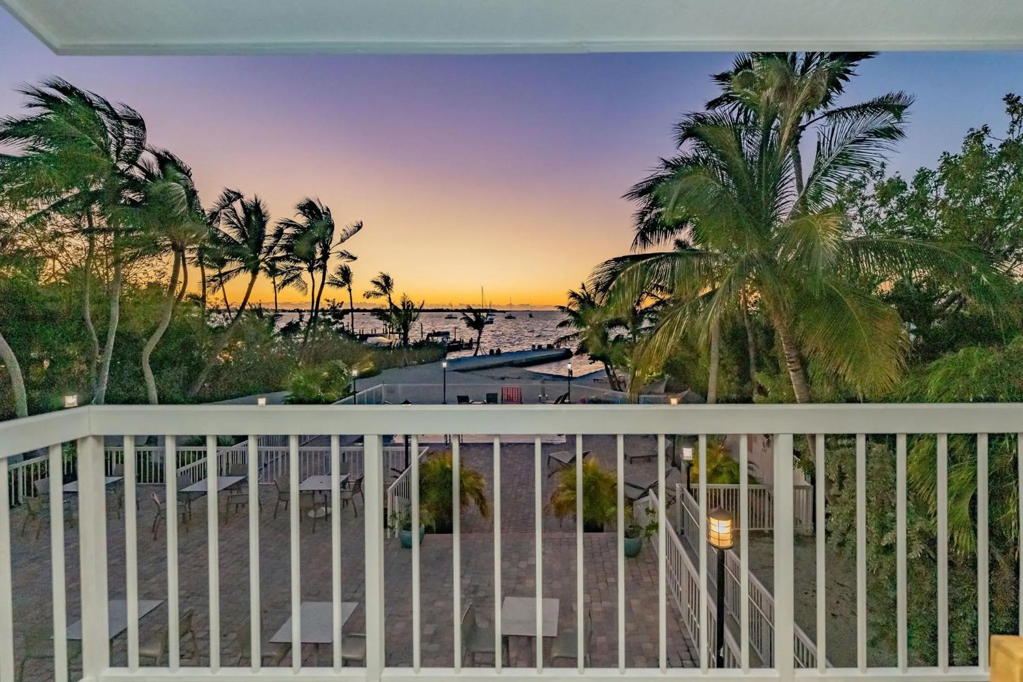 Sunset in Bayside Inn Key Largo
