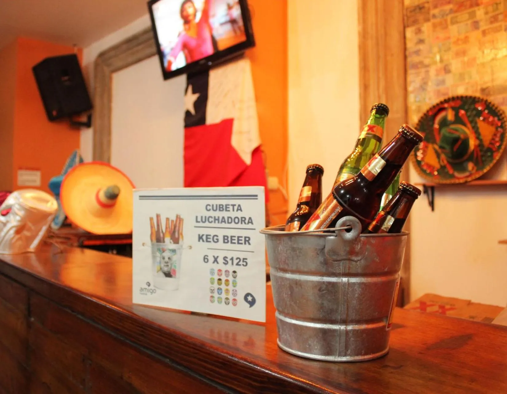 Alcoholic drinks in Hostal Amigo