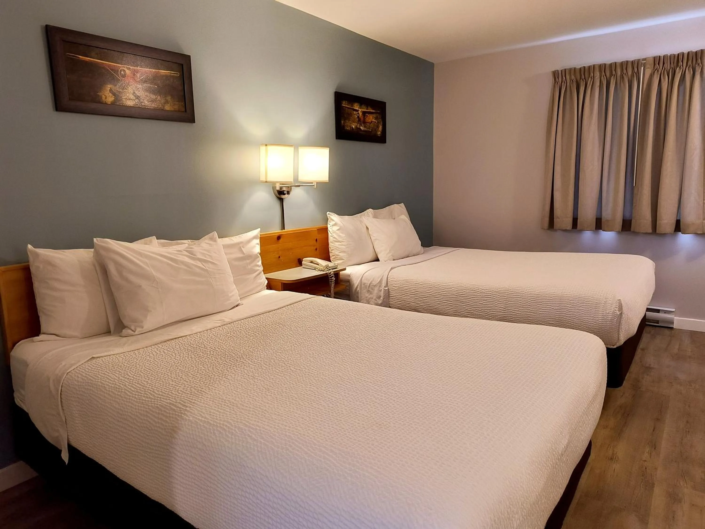 Bed in Fireweed Motel