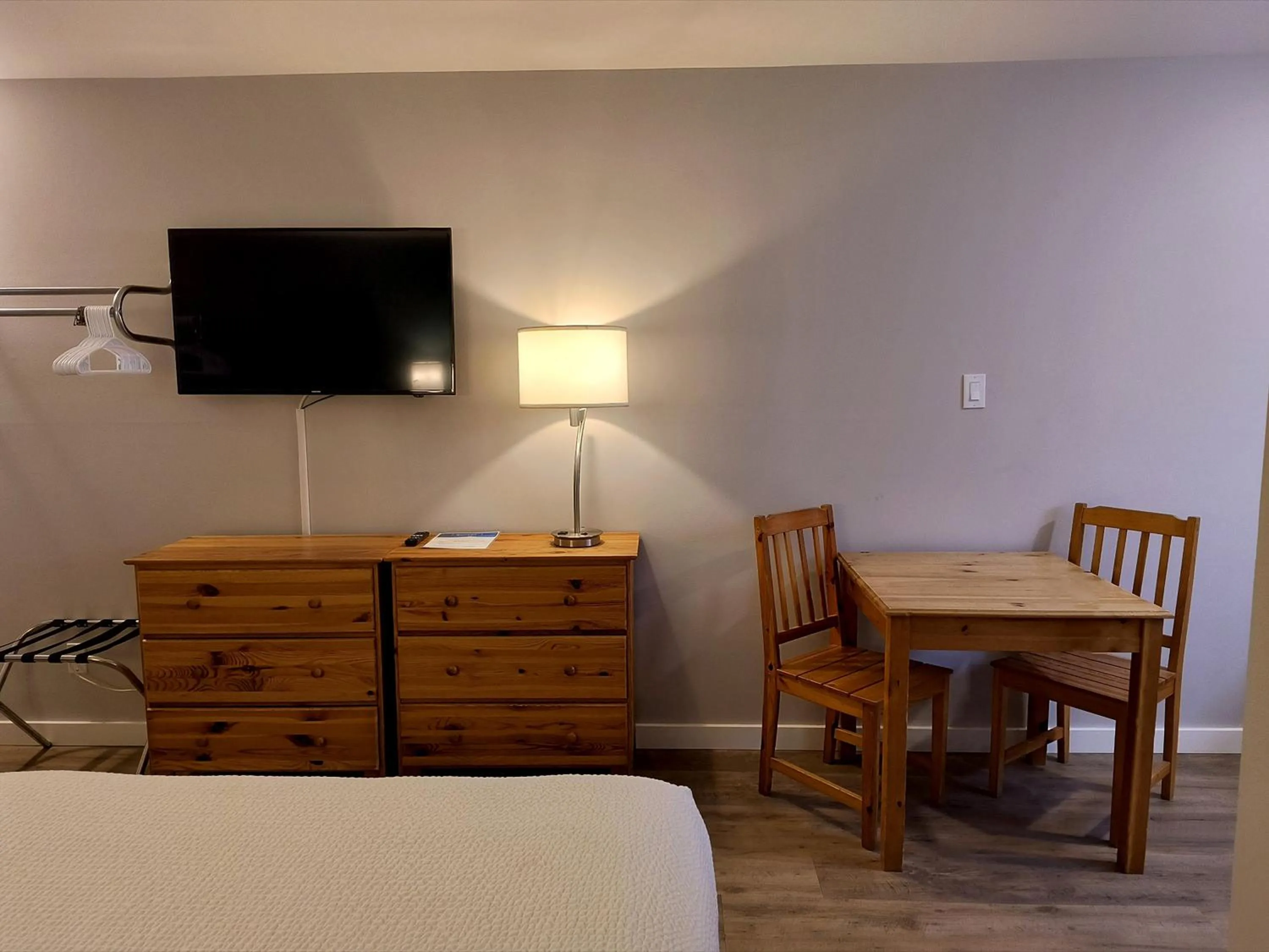 Bed in Fireweed Motel