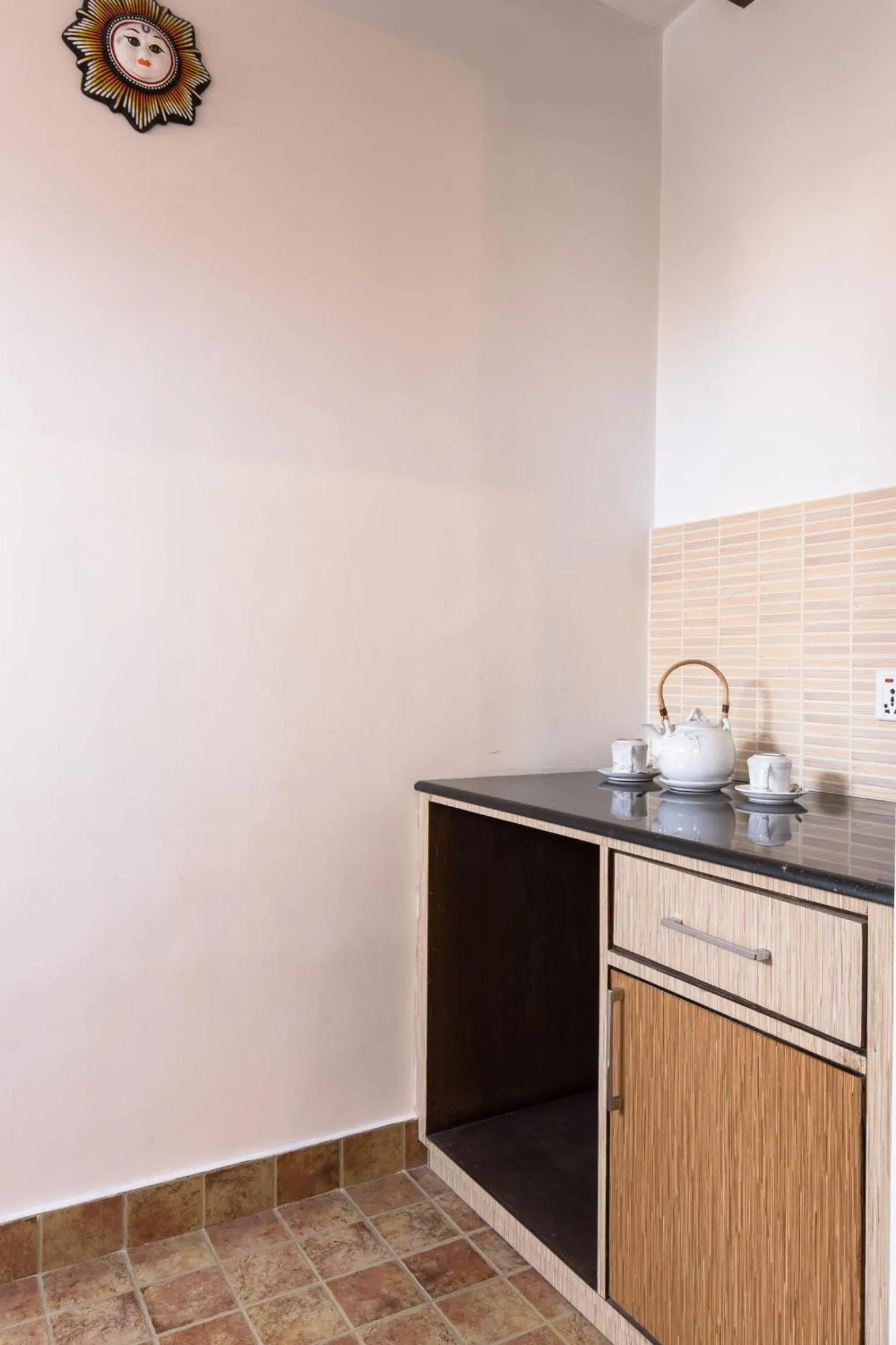 Kitchen or kitchenette in Hotel Moonlight