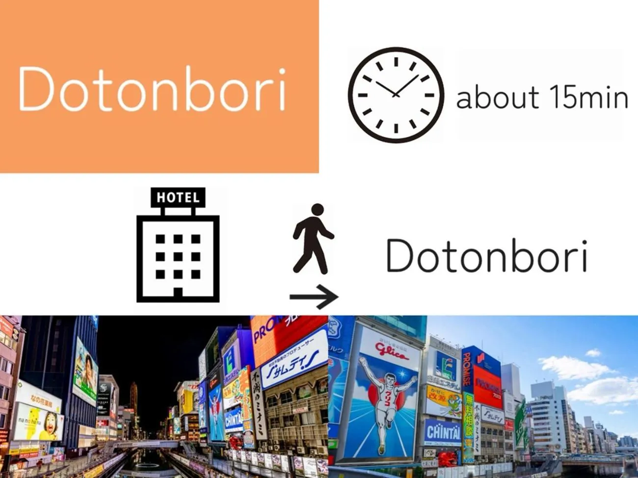 Nearby landmark in Hotel Monterey Grasmere Osaka