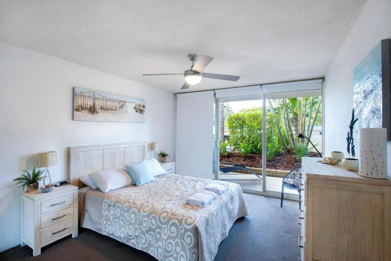 Bed in Noosa Harbour Resort