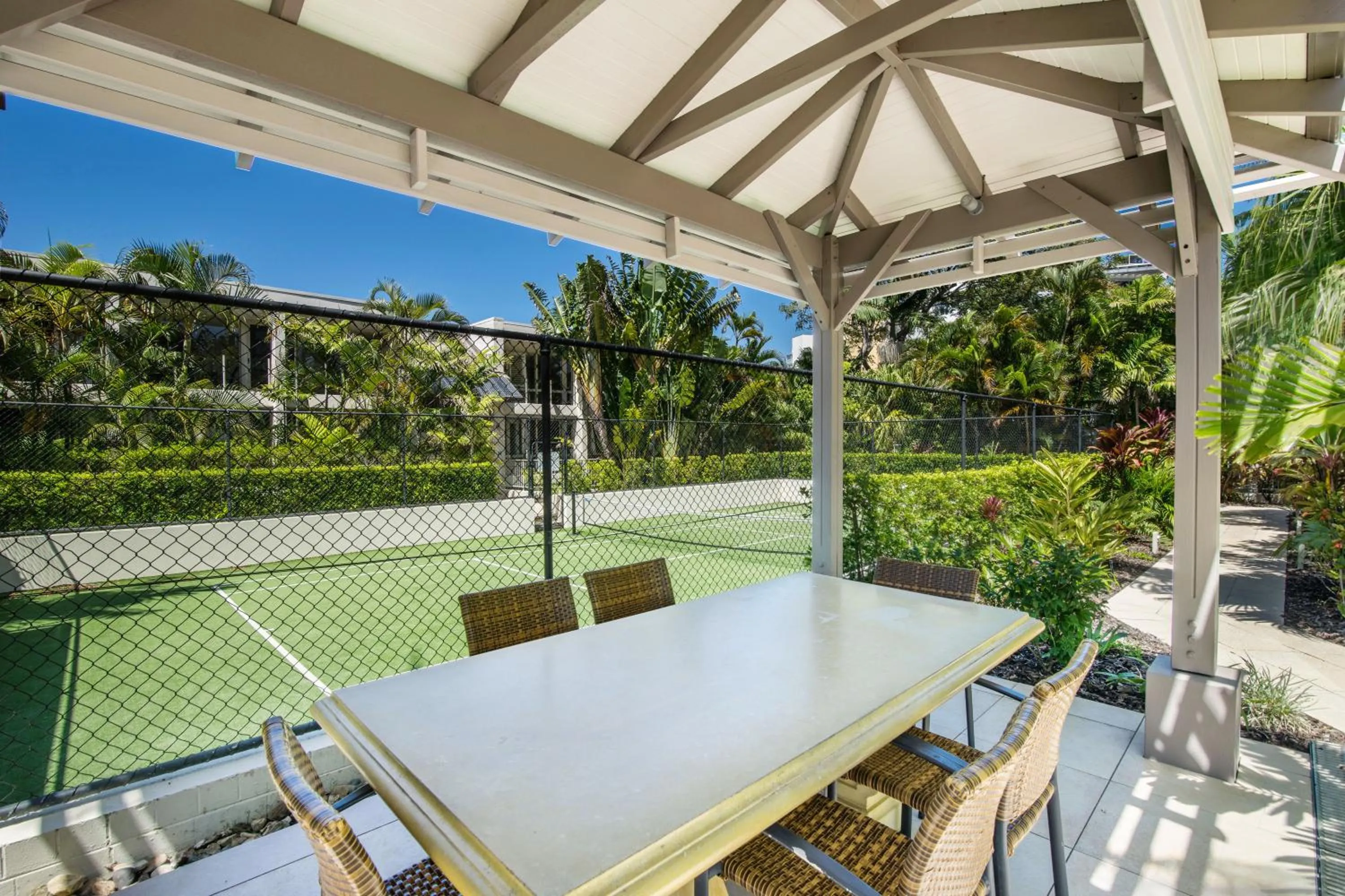Tennis court in Noosa Harbour Resort