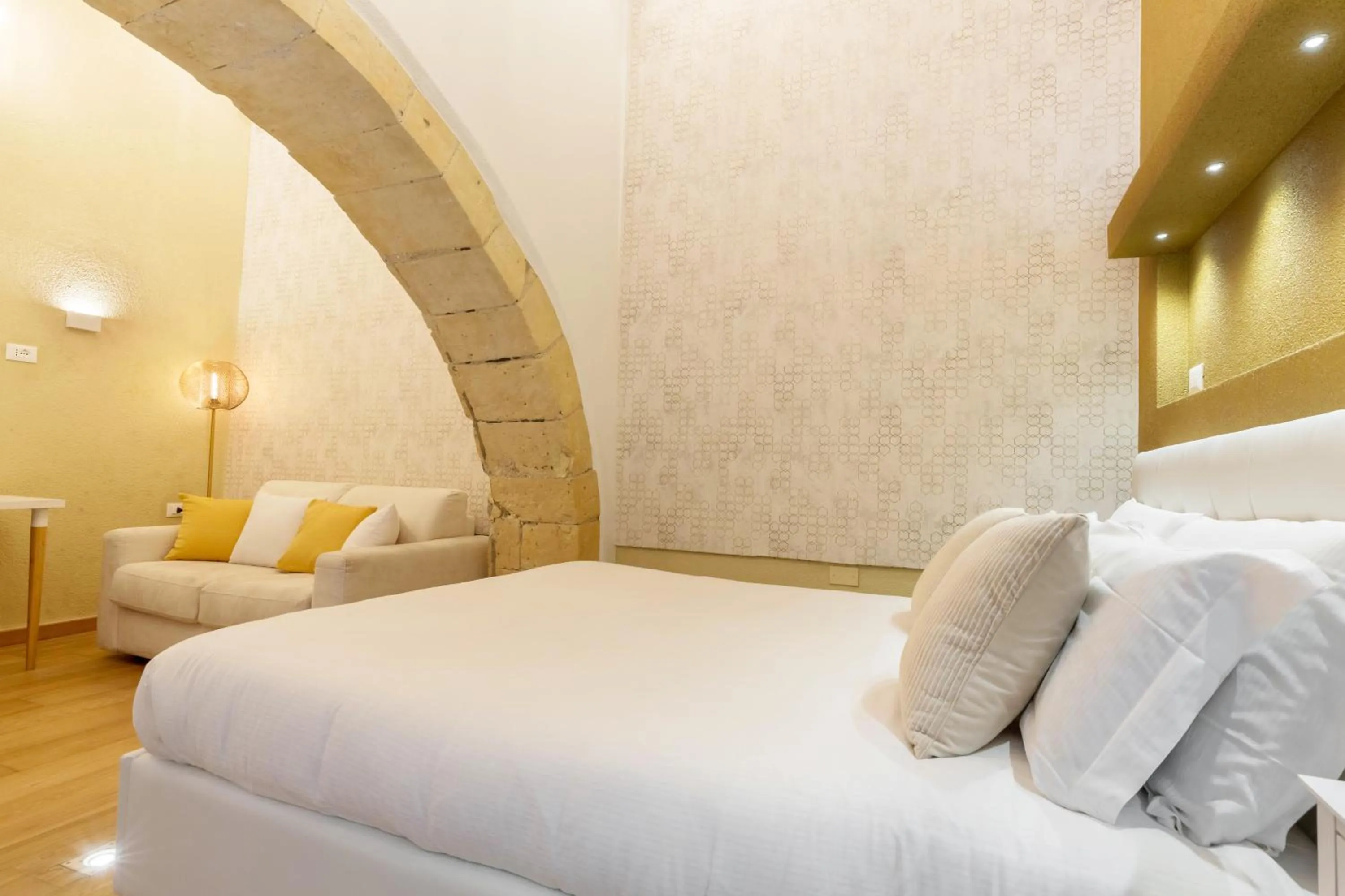 Bed in Martini Rooms Castello