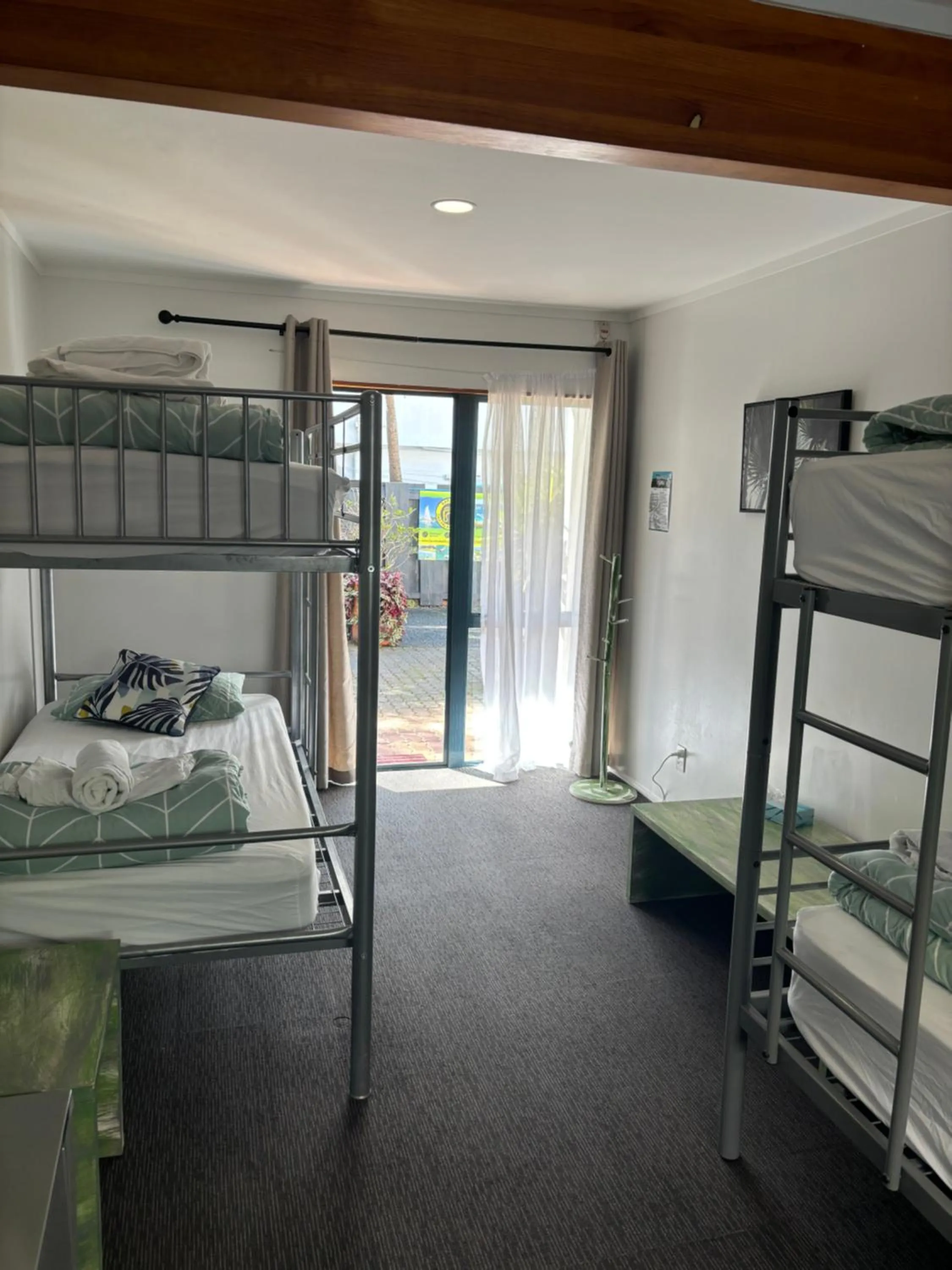 Bed in Peppertree Lodge