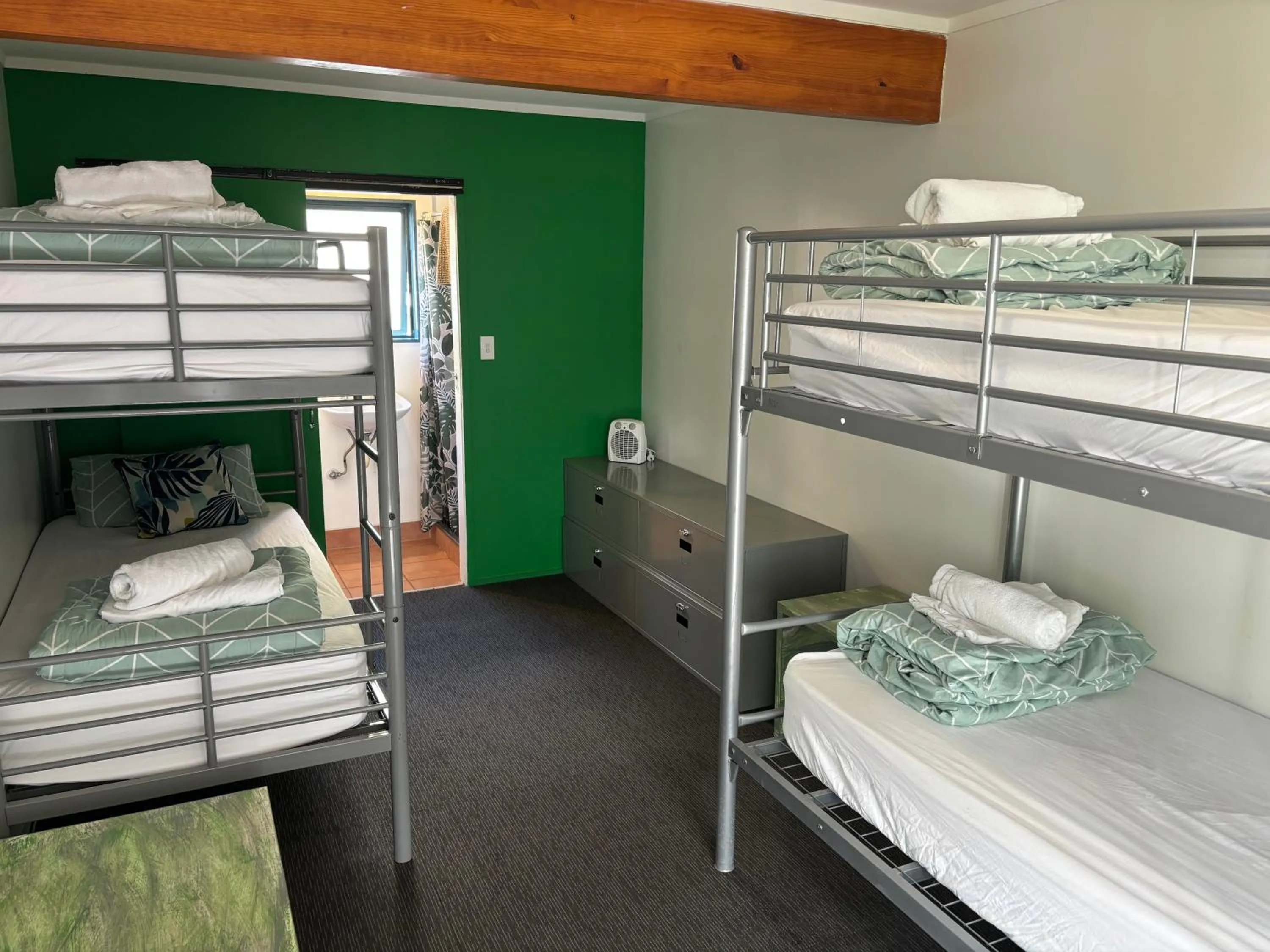 Bed in Peppertree Lodge