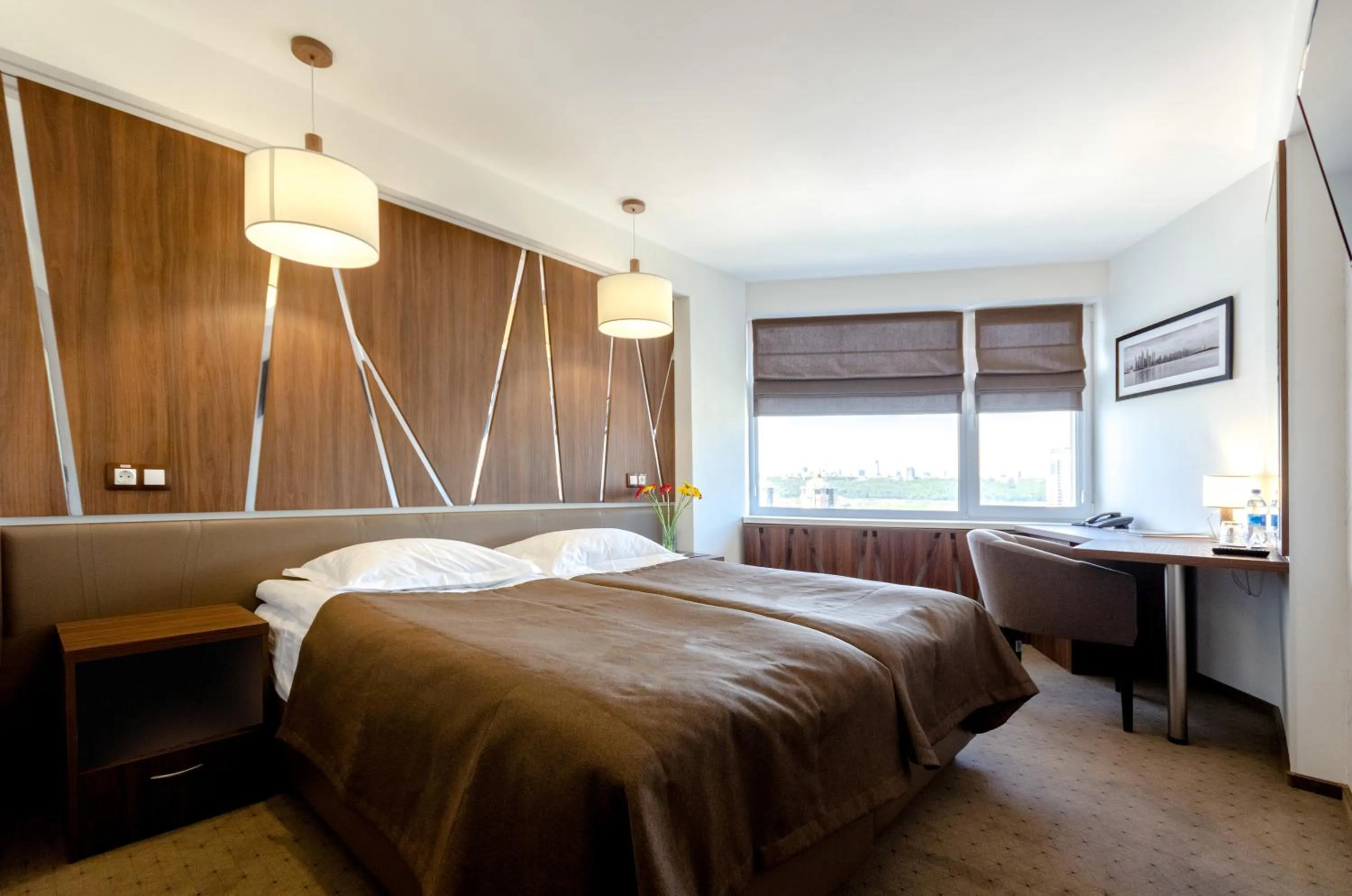 Bird's eye view, Bed in Tourist Hotel Complex