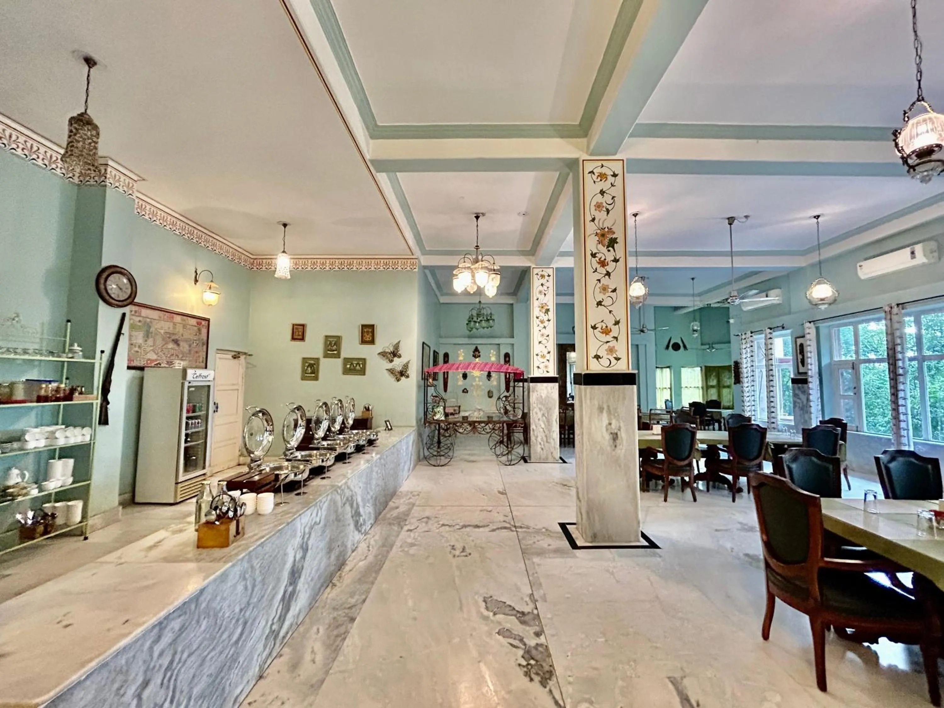 Restaurant/places to eat in Umaid Palace - A Lakeside Resort - 25 minutes from Mehandipur Balaji - 20 minutes from Chand Baori Stepwell Abhaneri & 40 minutes from Bhangarh Fort