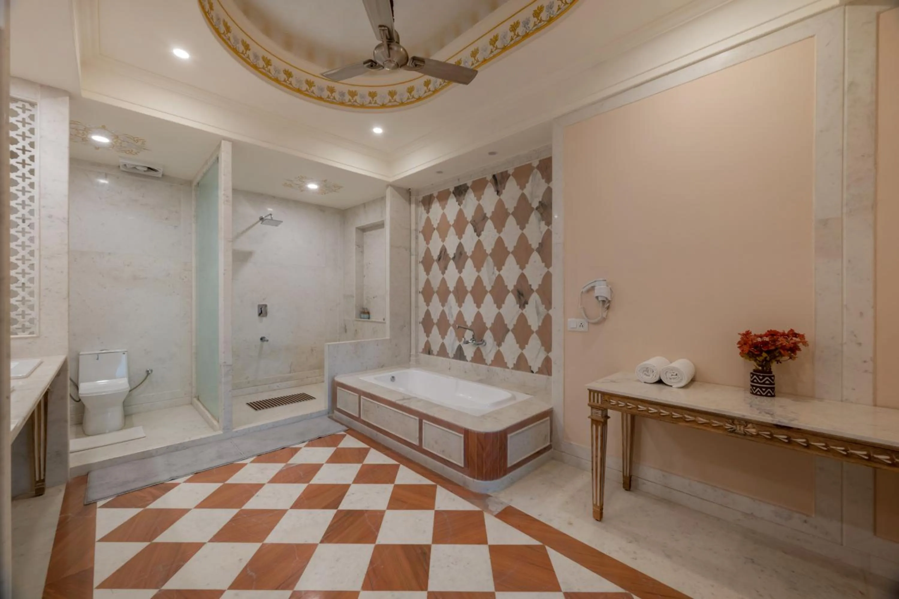 Bed in Umaid Palace - A Lakeside Resort - 25 minutes from Mehandipur Balaji - 20 minutes from Chand Baori Stepwell Abhaneri & 40 minutes from Bhangarh Fort