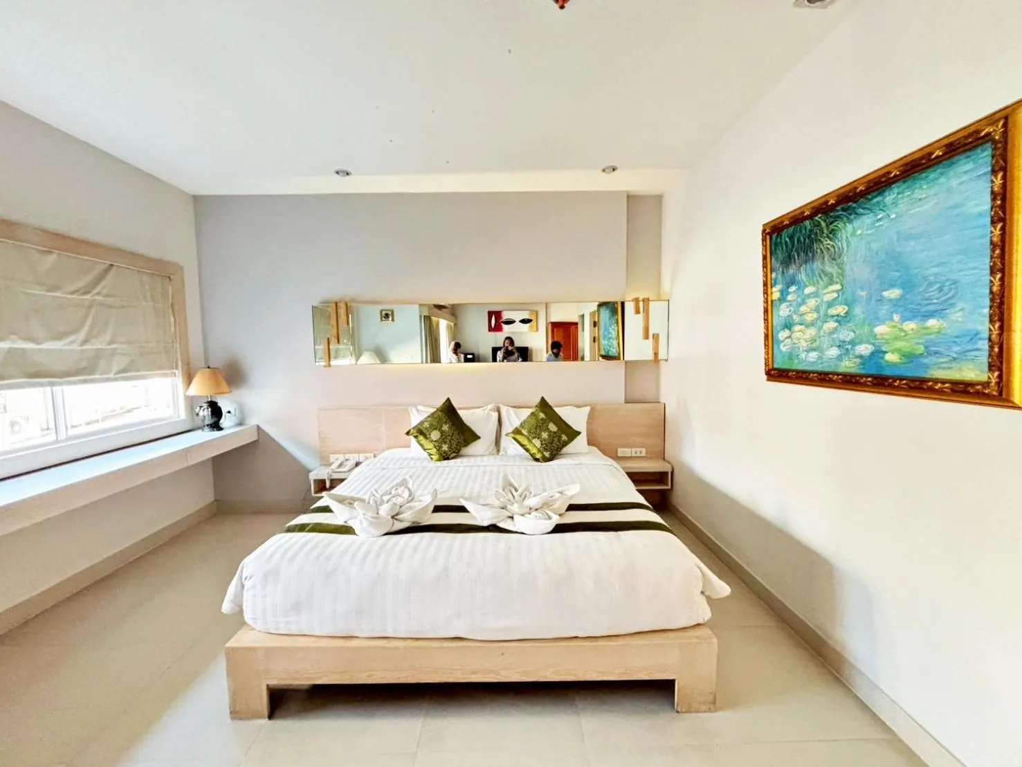 Bed in Khuang Singh Residence & Hotel Chiangmai