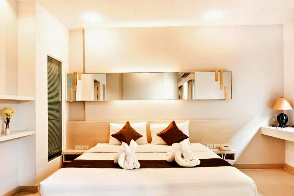 Bed in Khuang Singh Residence & Hotel Chiangmai