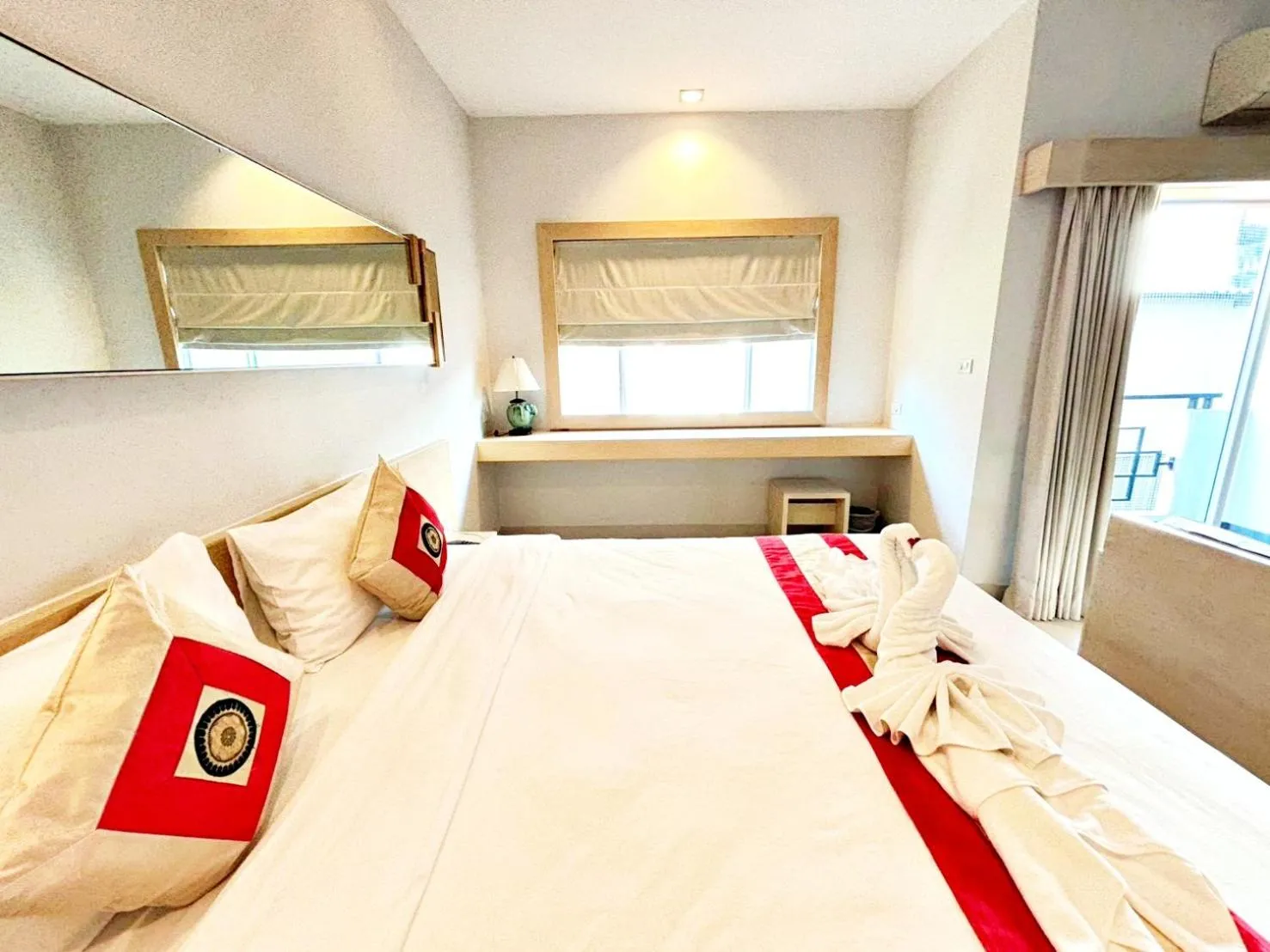 Bed in Khuang Singh Residence & Hotel Chiangmai