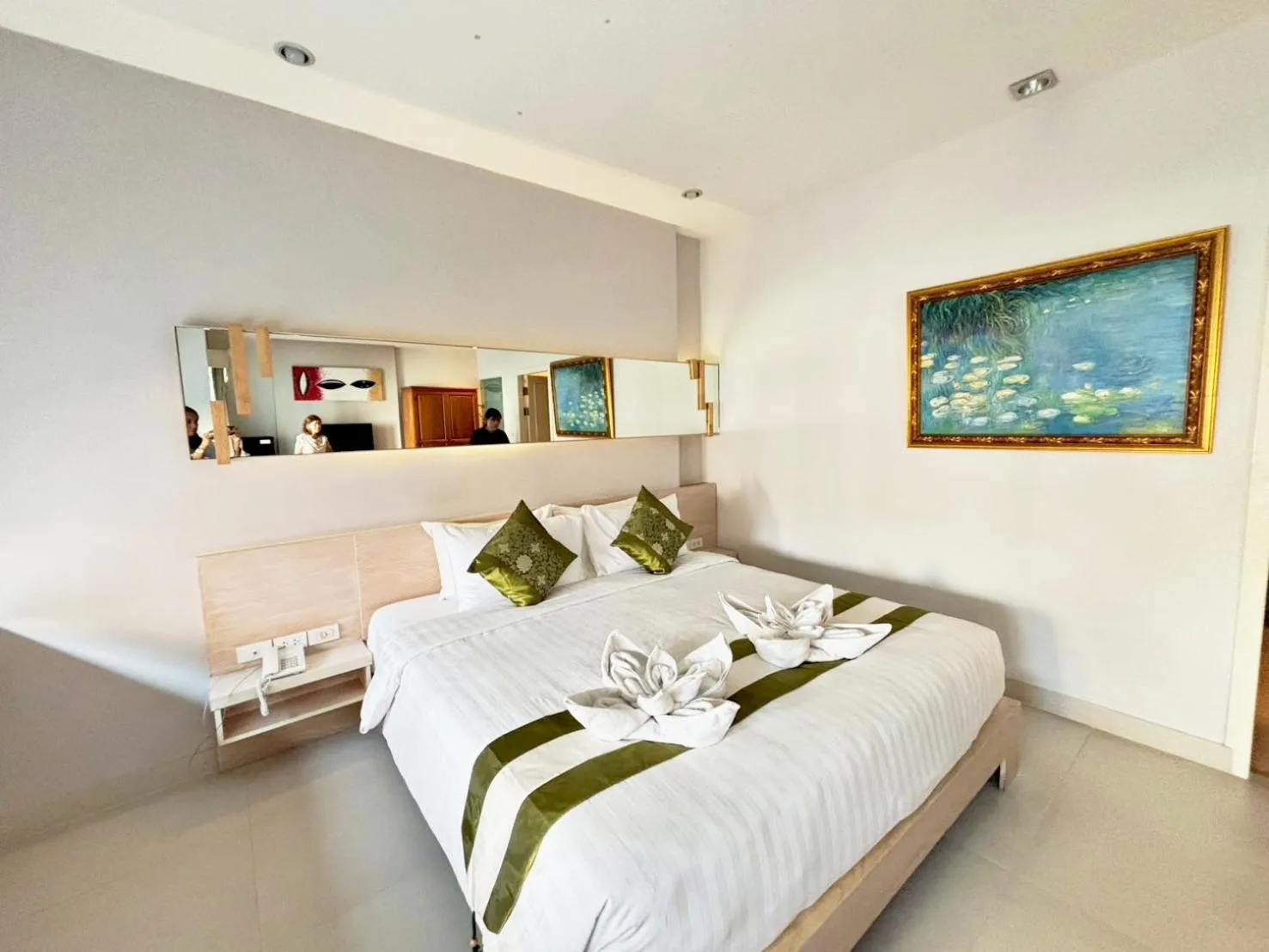 Bed in Khuang Singh Residence & Hotel Chiangmai