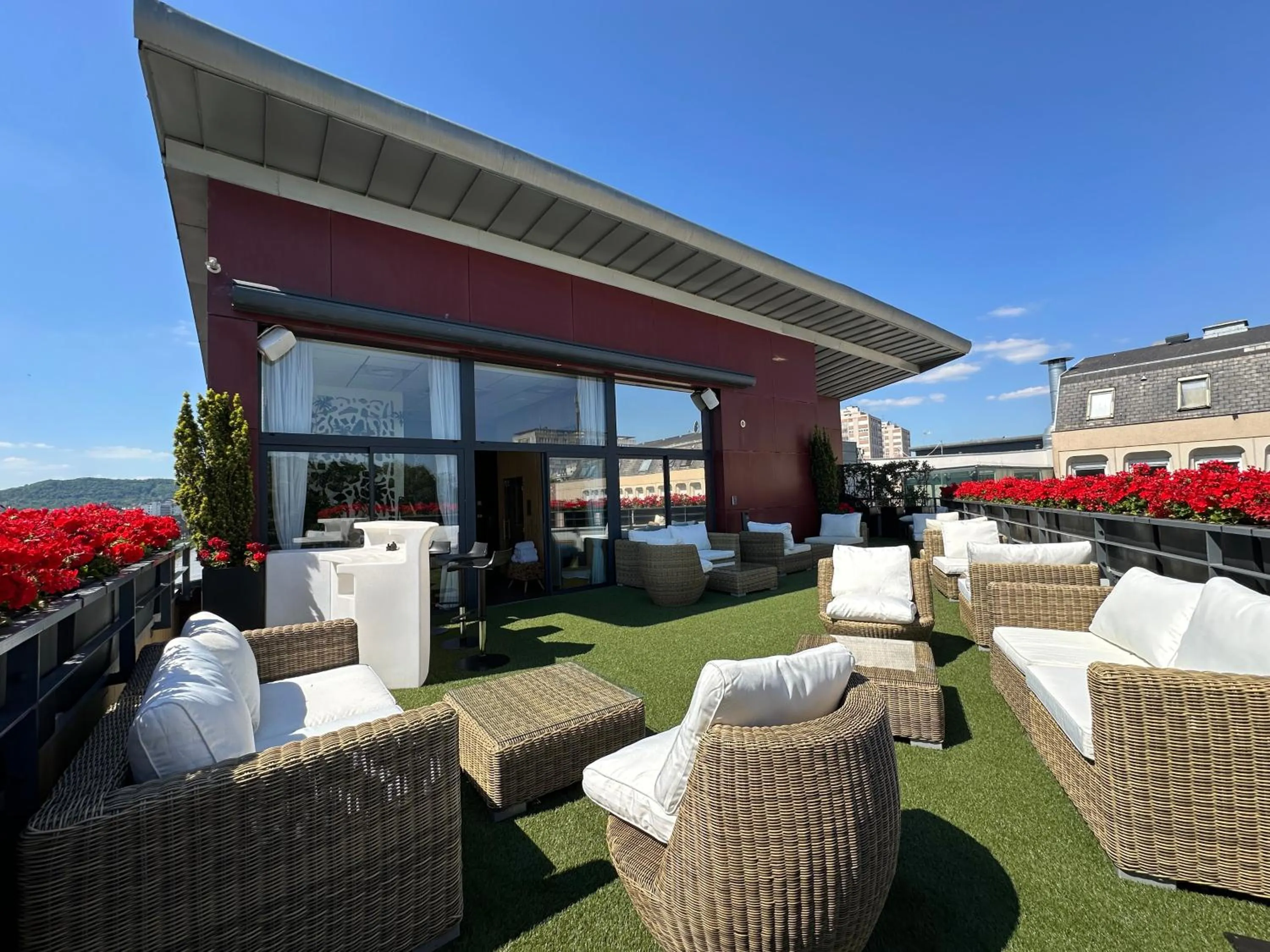 Balcony/Terrace in Best Western Plus Thionville Centre