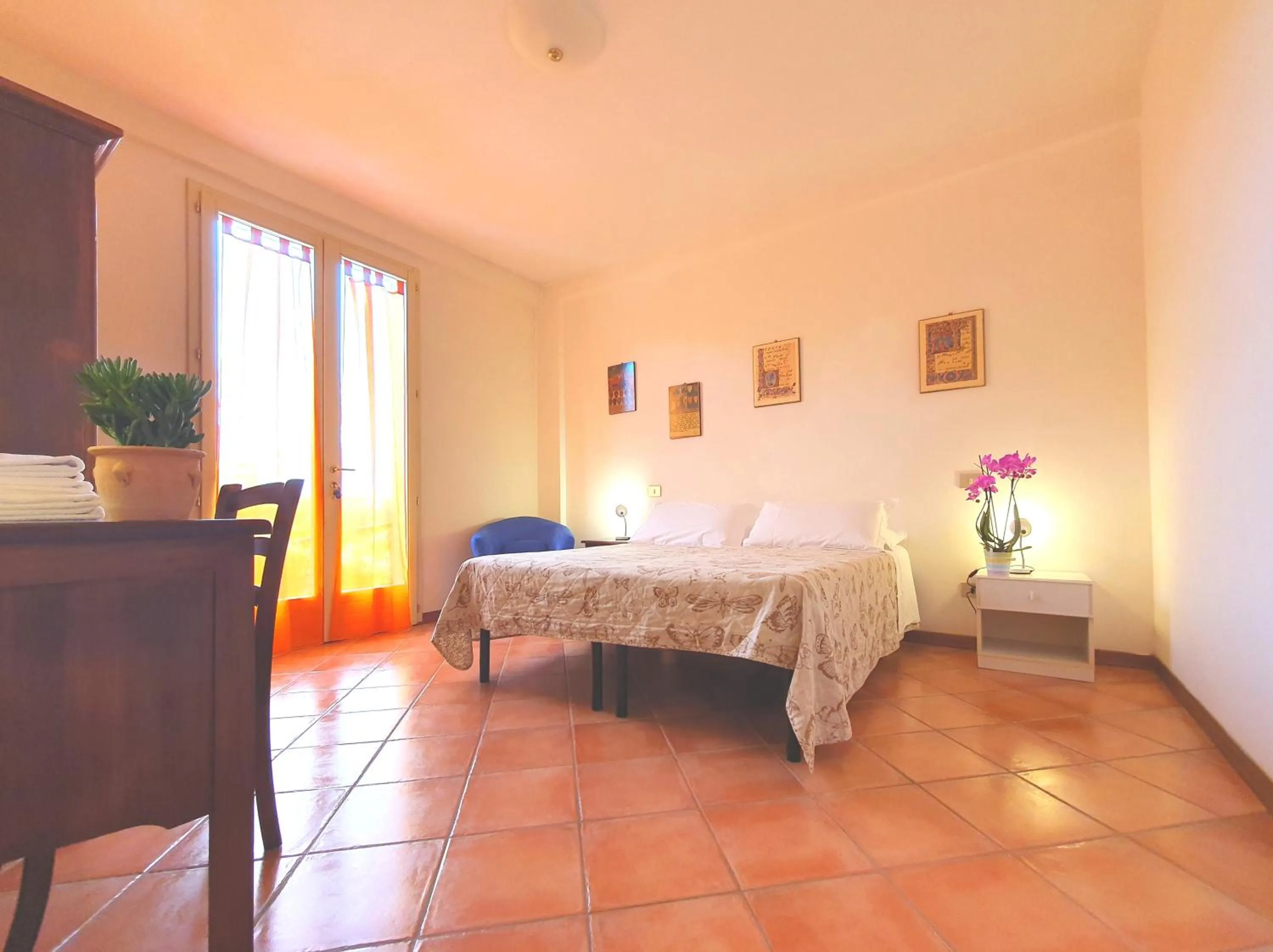 Bedroom, Bed in Residence Le Meridiane