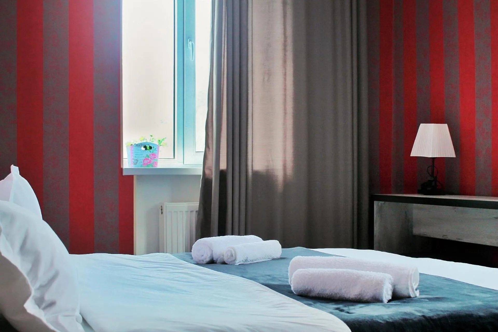 Bed in Hotel NOA Kazbegi