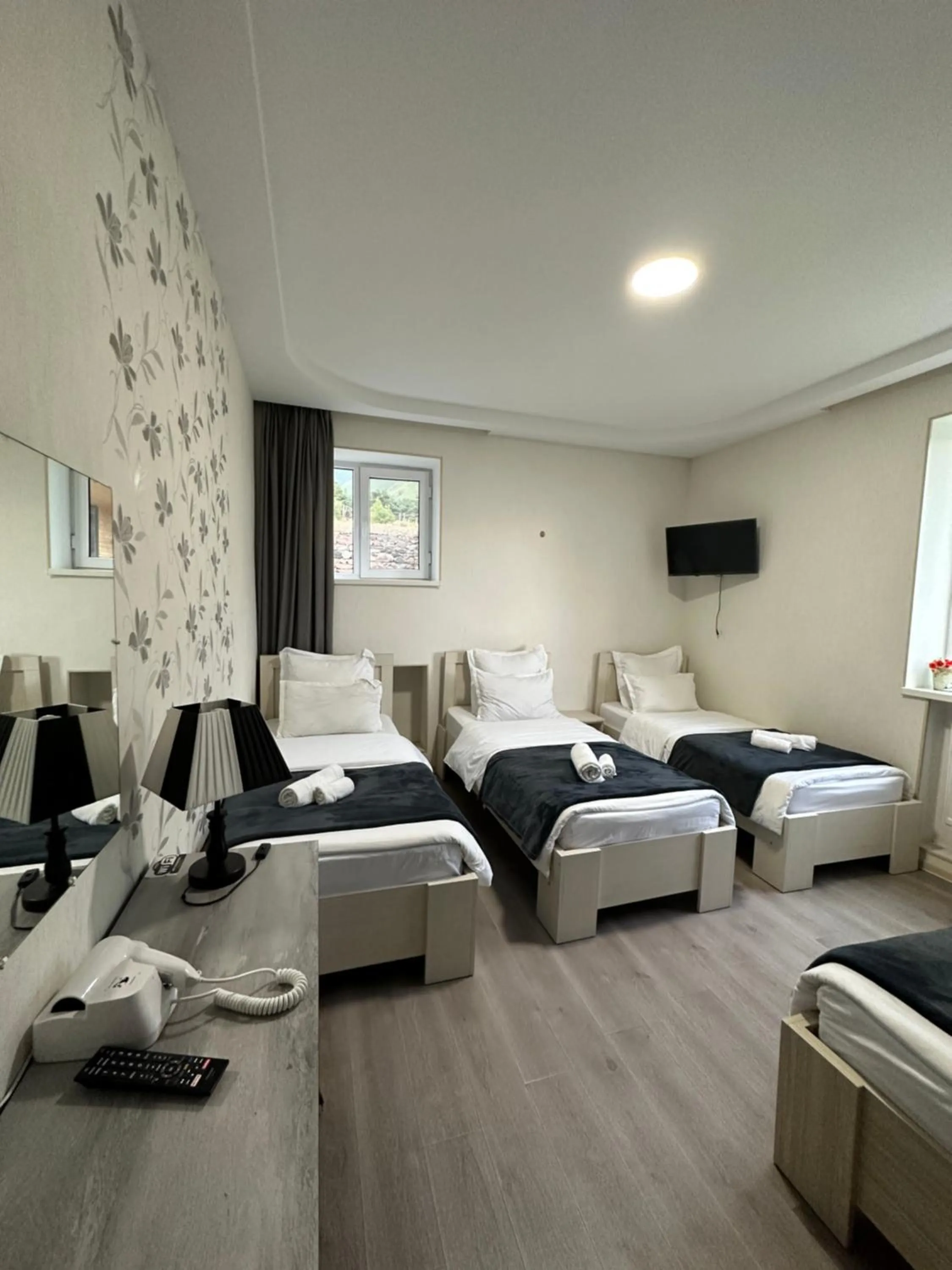 Bed in Hotel NOA Kazbegi