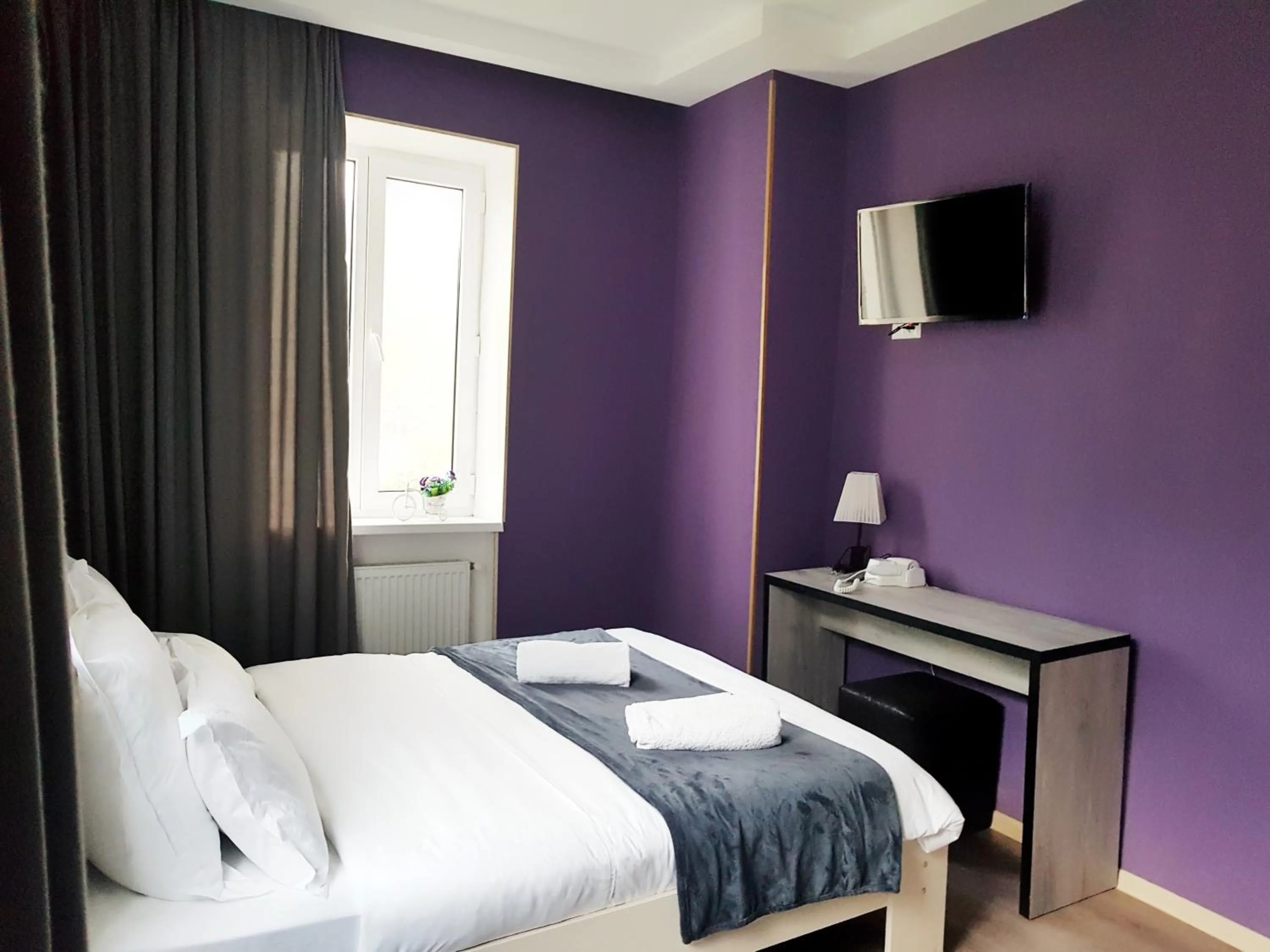 Bed in Hotel NOA Kazbegi