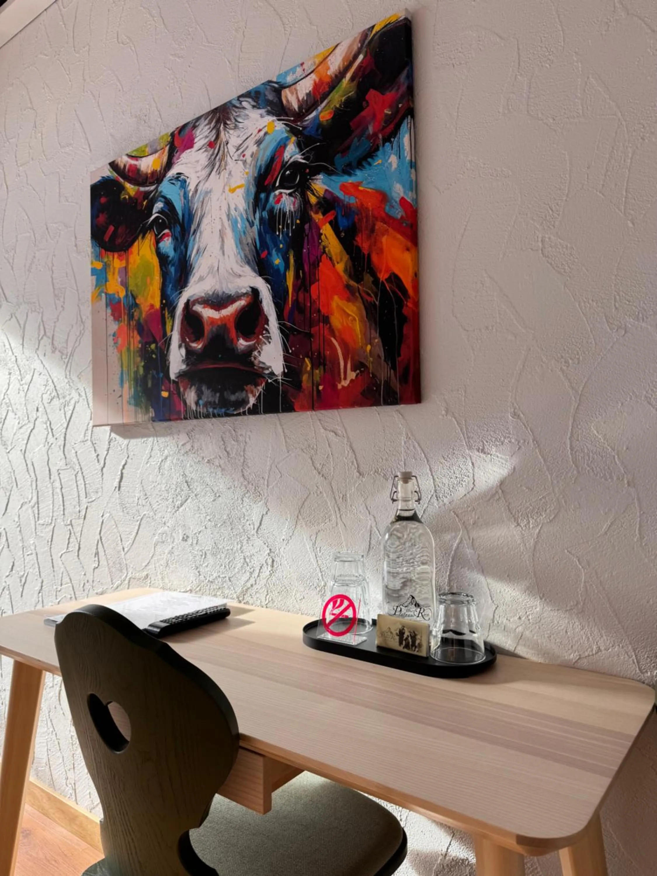 Decorative detail in Hotel Plateau Rosa