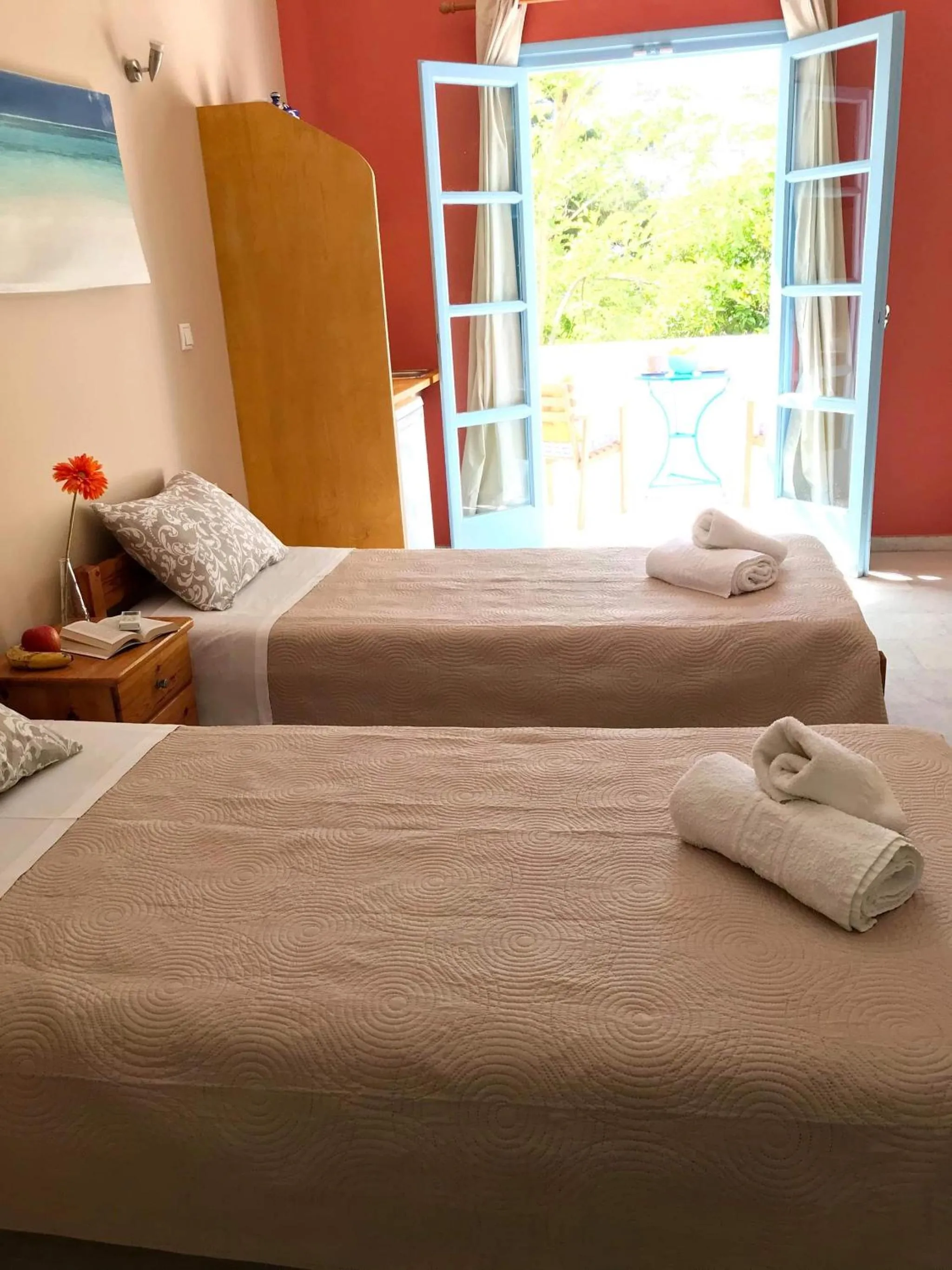 Bedroom, Bed in Giannakis Filoxenia