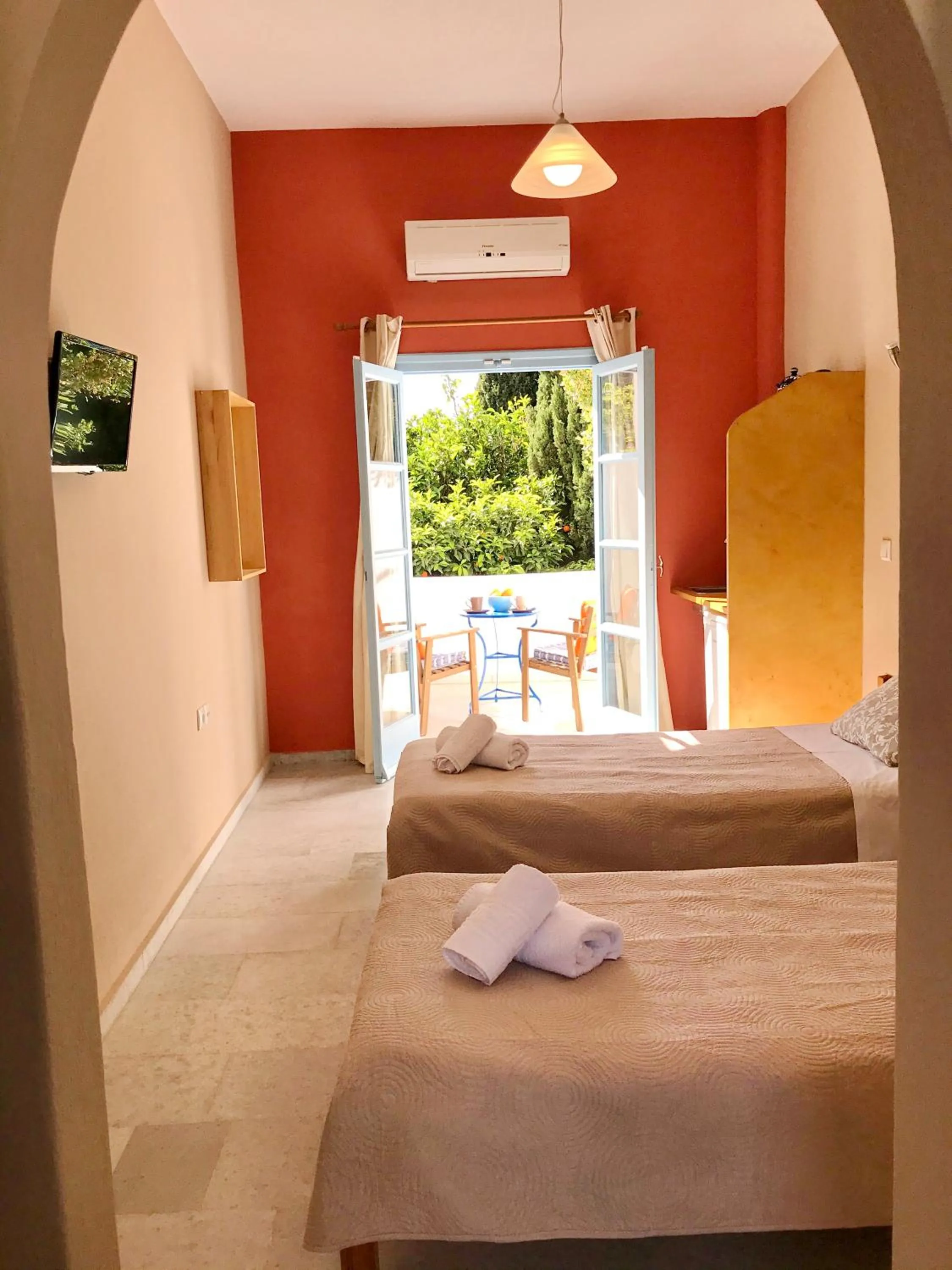 Bedroom, Bed in Giannakis Filoxenia