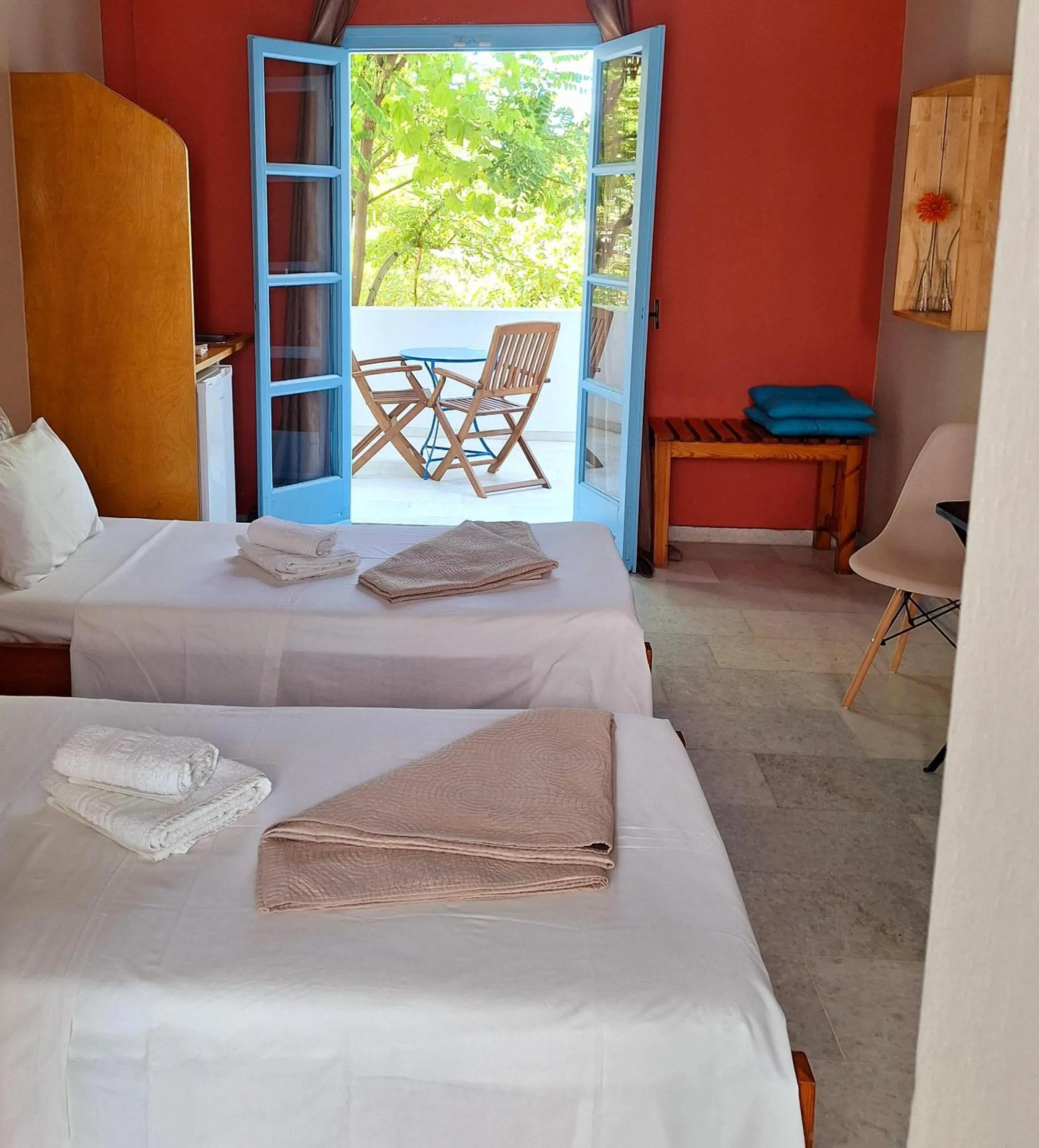 Bedroom, Bed in Giannakis Filoxenia