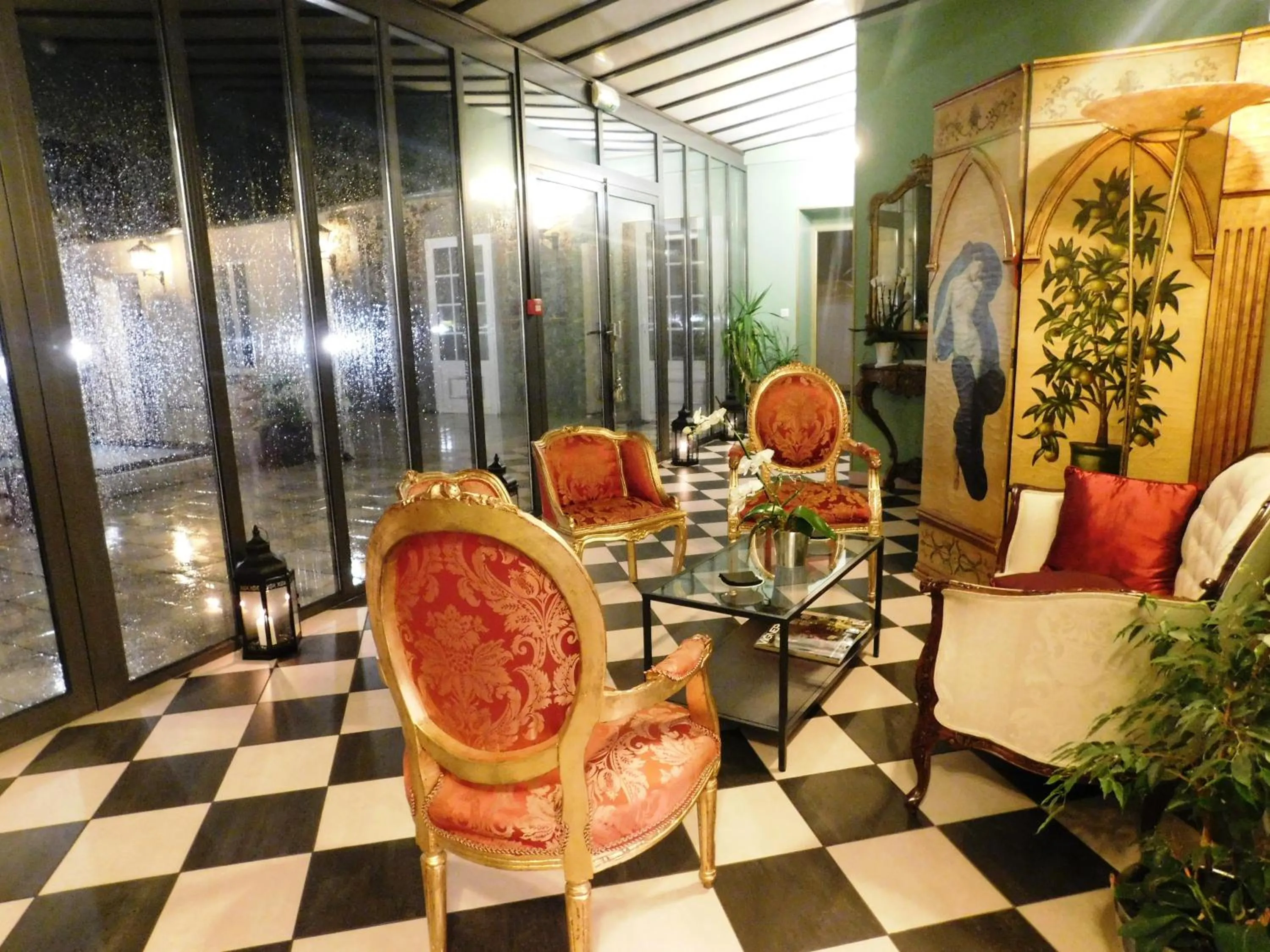 Patio in Le Mascaret - Restaurant Hotel Spa - Teritoria