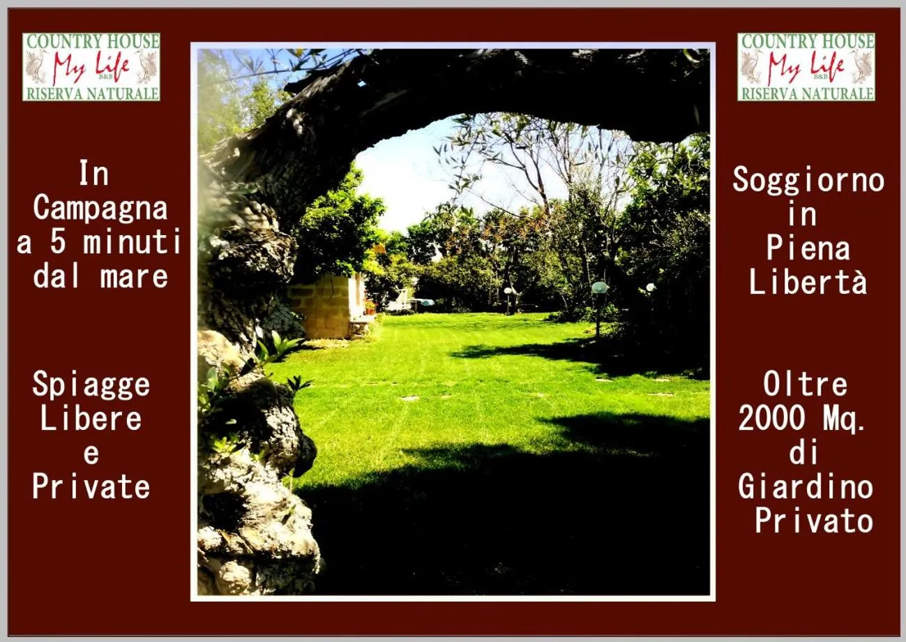 Garden view in MyLife B&B Country House