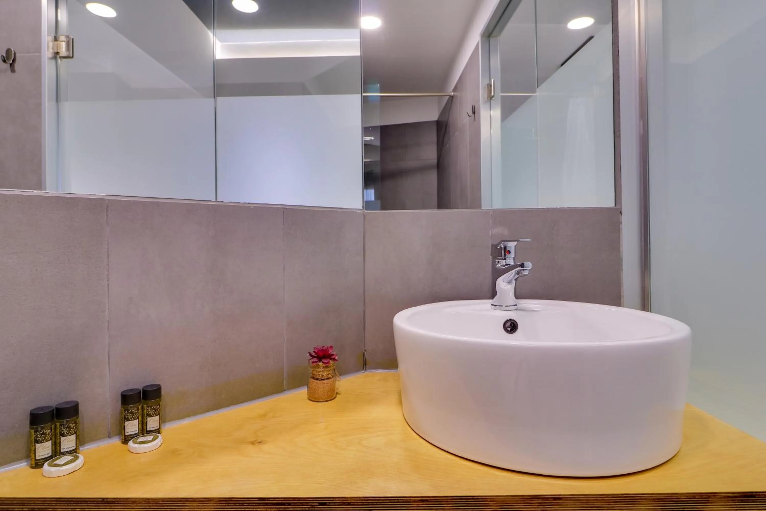 Bathroom in athensotel