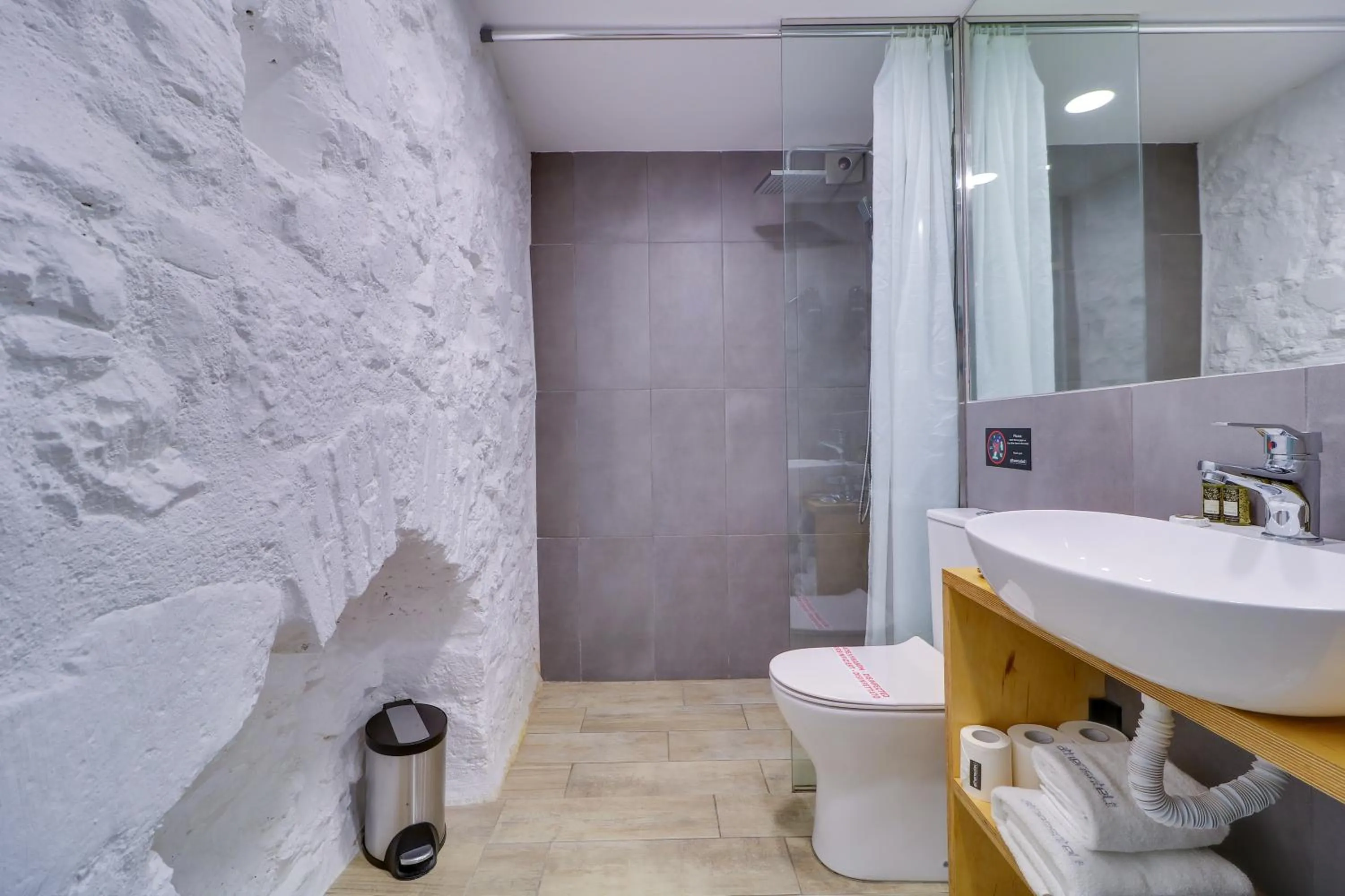 Bathroom in athensotel