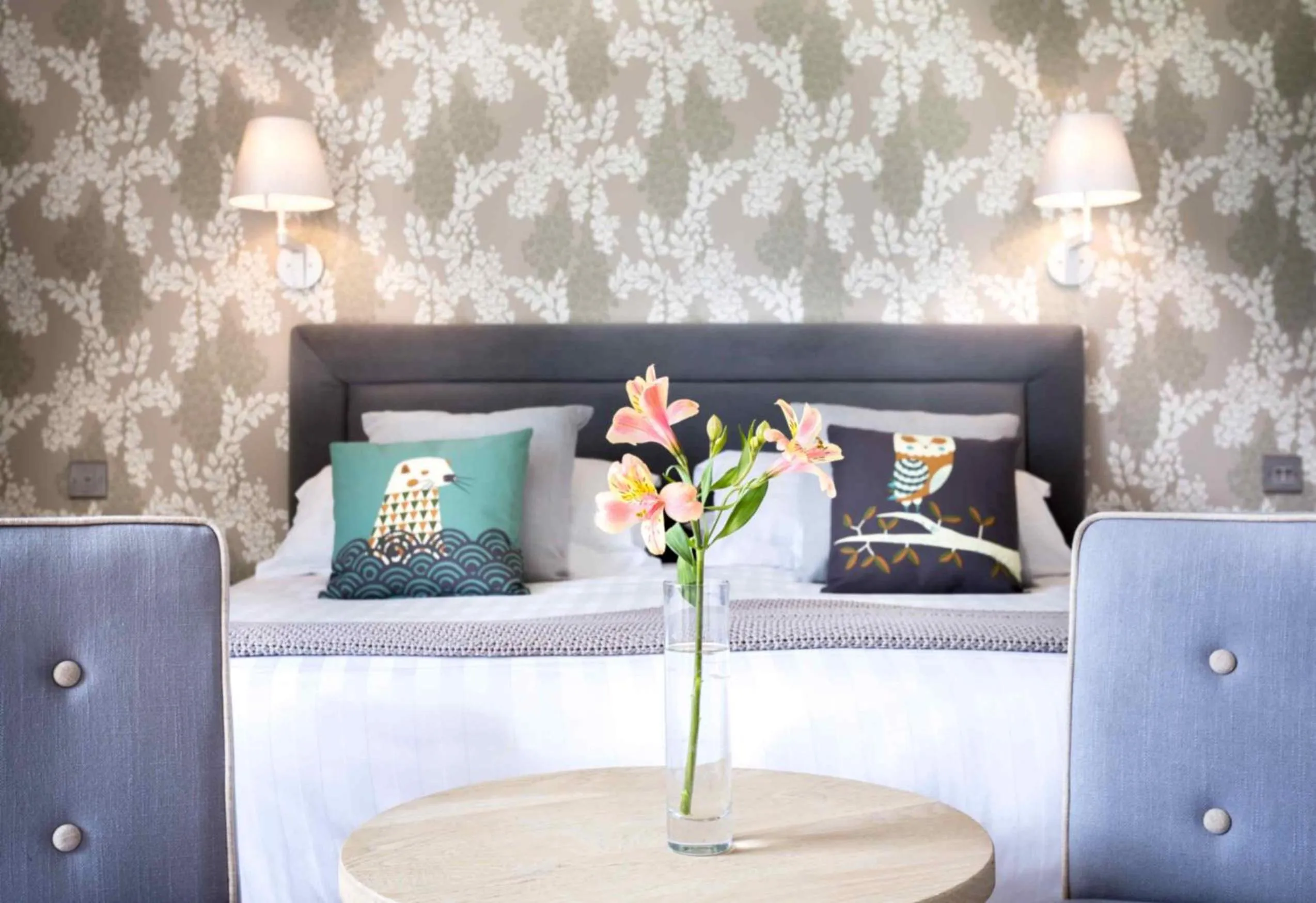 Bedroom, Bed in Budock Vean Hotel and Spa